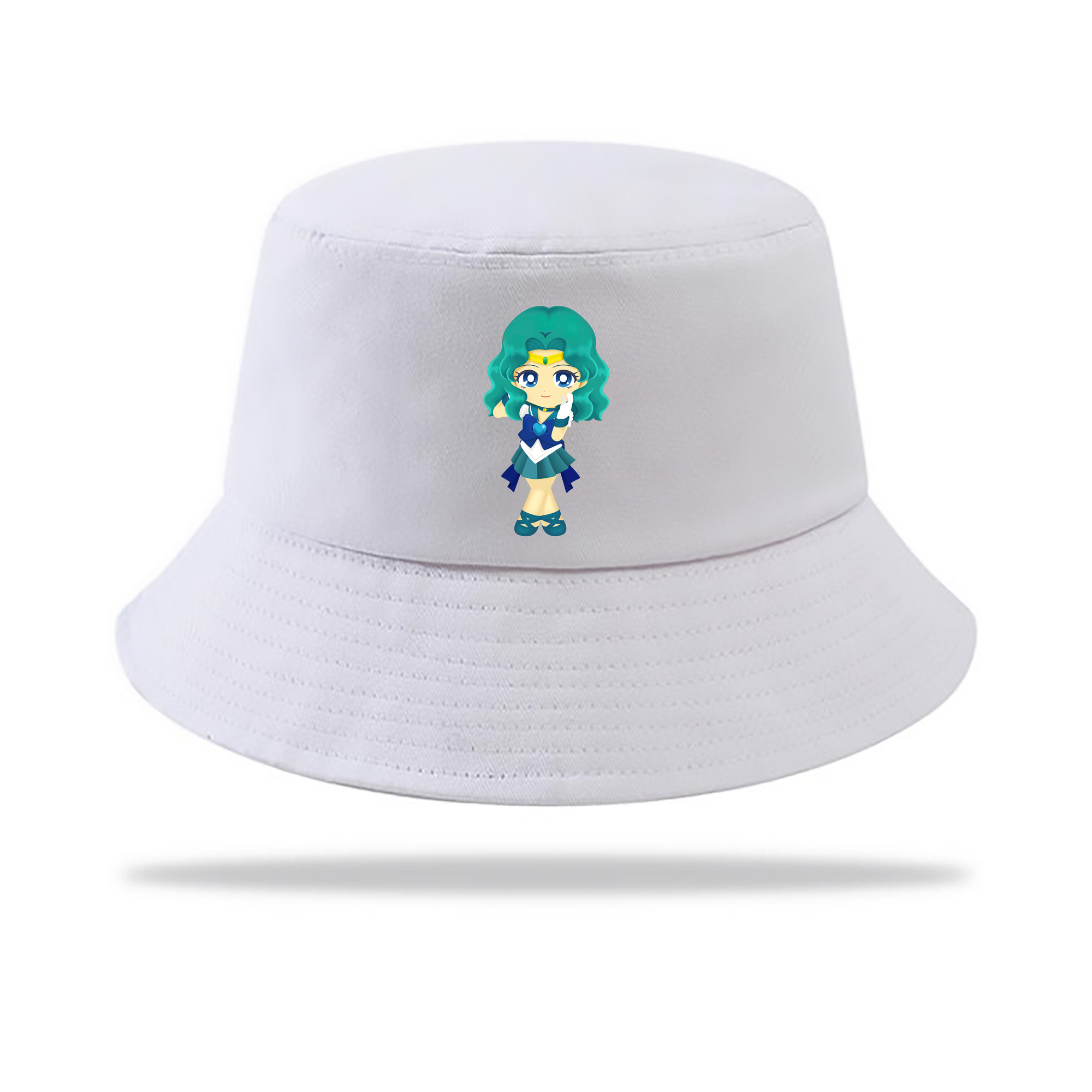 （画像用） 美少女戦士セーラームーン 海王 みちる（かいおう みちる） Sailor Moon Kaiou Michiru アウトドア日除けバケットハット