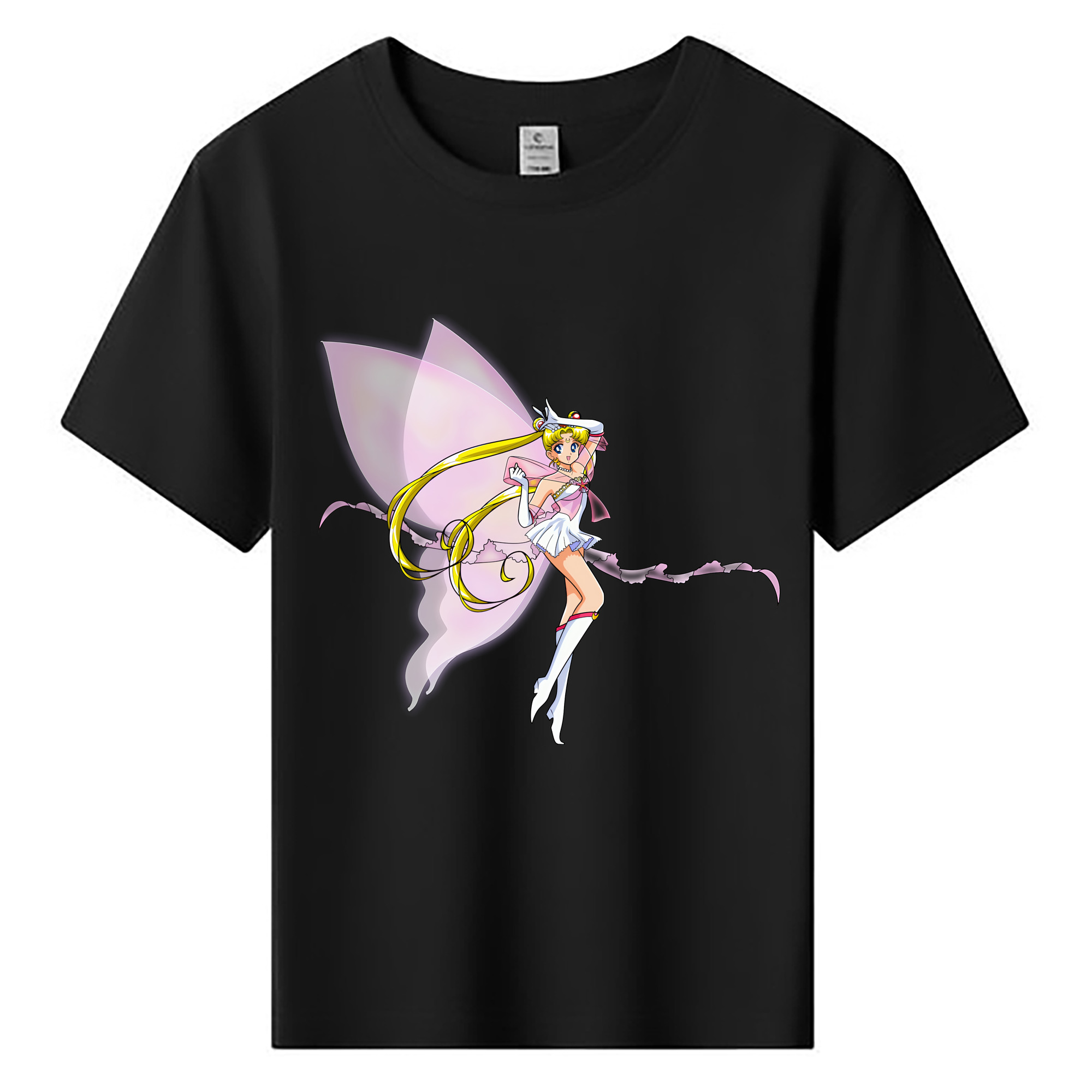 （画像用） 美少女戦士セーラームーン 月野 うさぎ つきの うさぎ Sailor Moon Tsukino Usagi 綿100％キッズTシャツ（フロントプリント）