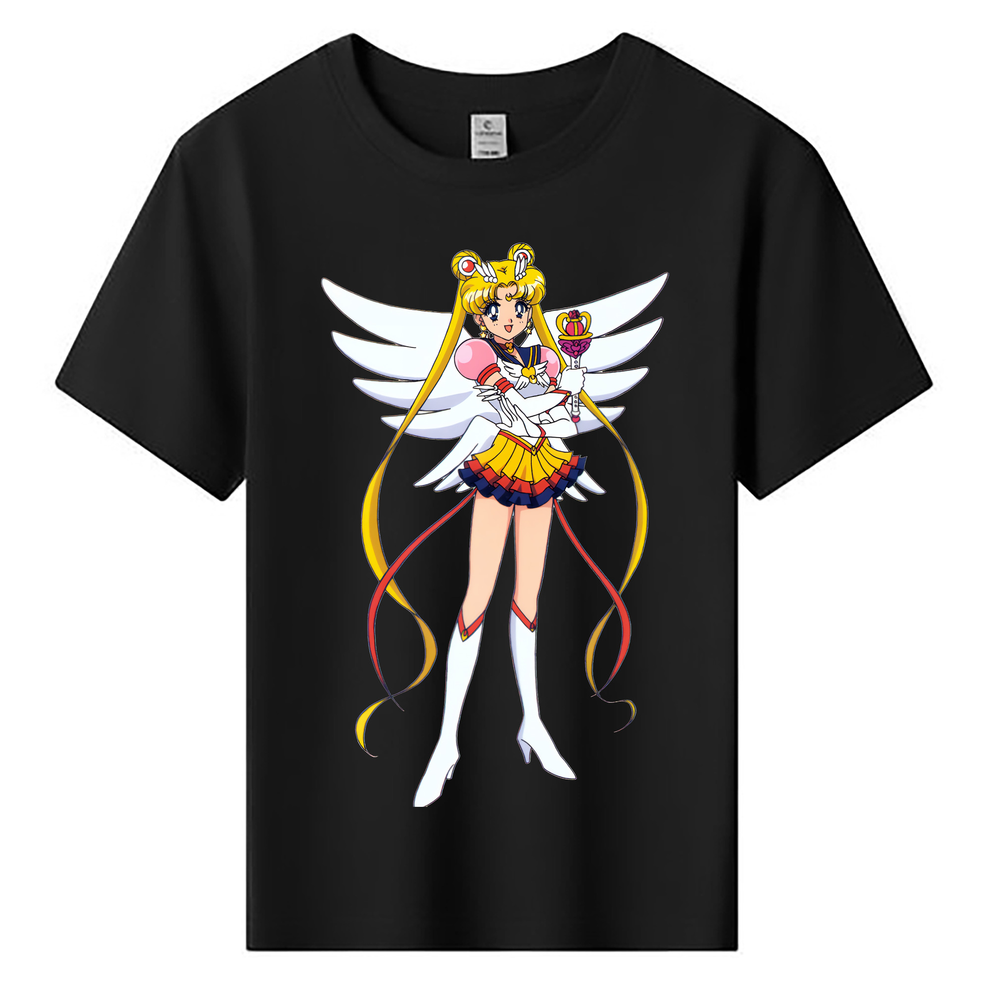 （画像用） 美少女戦士セーラームーン 月野 うさぎ つきの うさぎ Sailor Moon Tsukino Usagi 綿100％キッズTシャツ（フロントプリント）