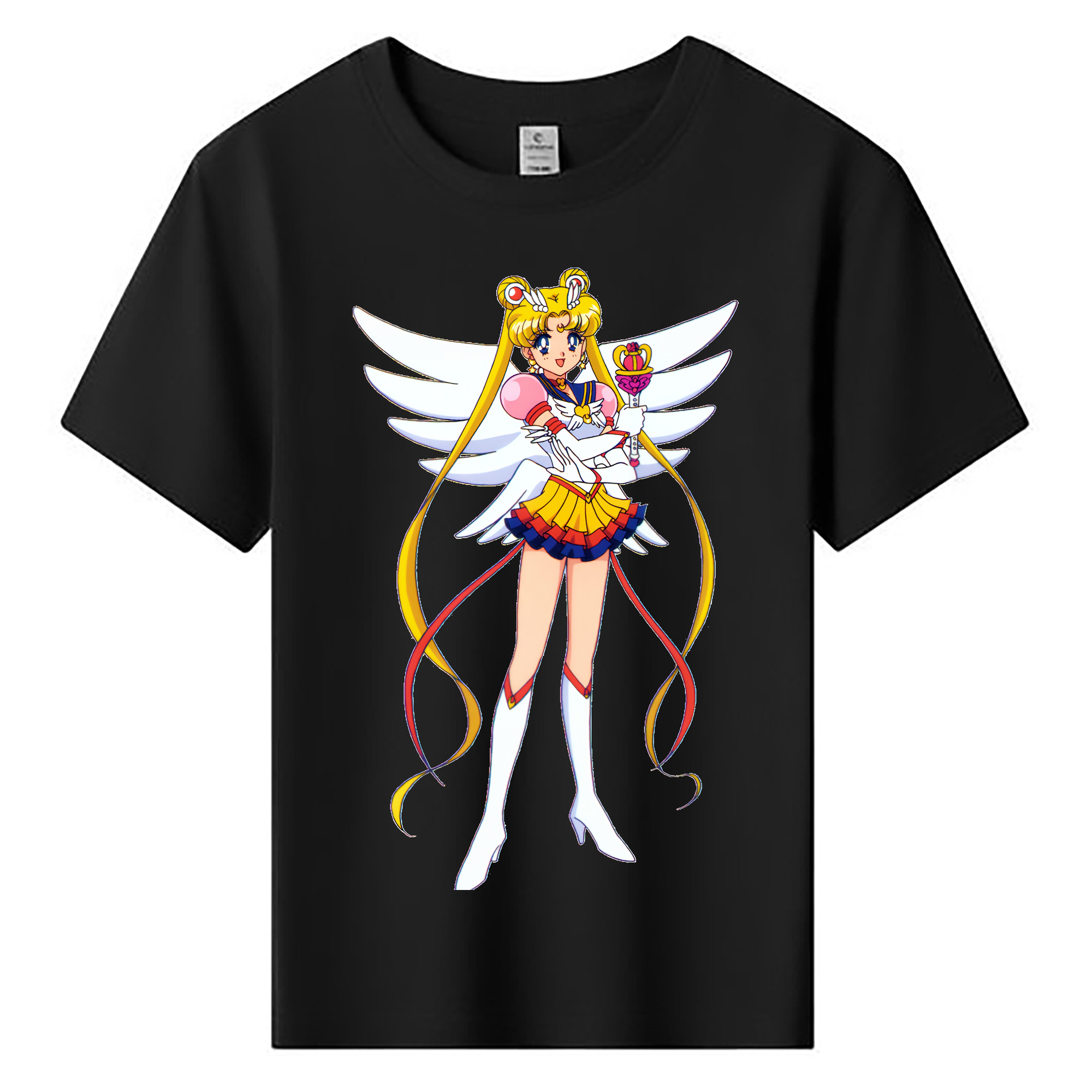 （画像用） 美少女戦士セーラームーン 月野 うさぎ つきの うさぎ Sailor Moon Tsukino Usagi 綿100％キッズTシャツ（フロントプリント）
