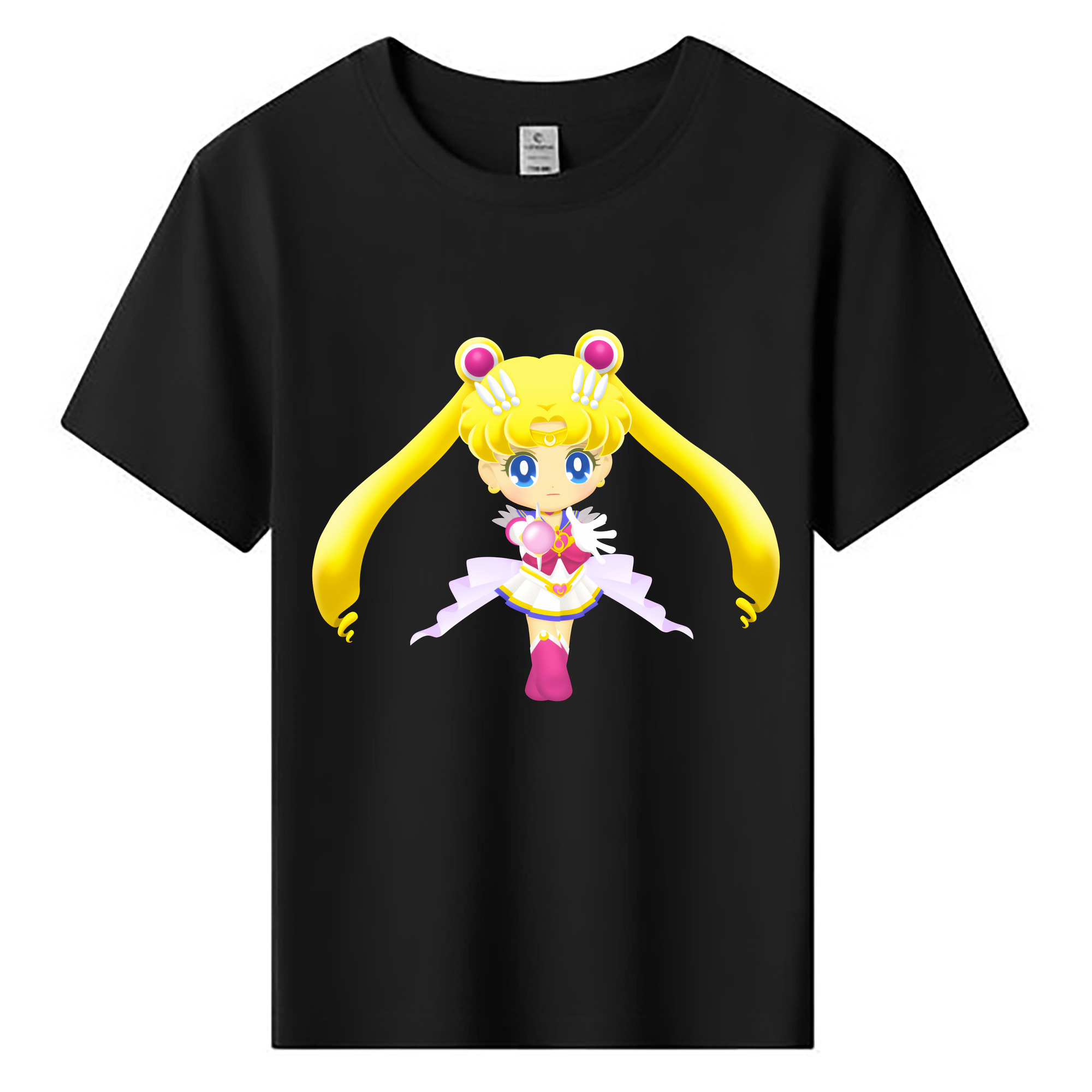 （画像用） 美少女戦士セーラームーン 月野 うさぎ つきの うさぎ Sailor Moon Tsukino Usagi 綿100％キッズTシャツ（フロントプリント）