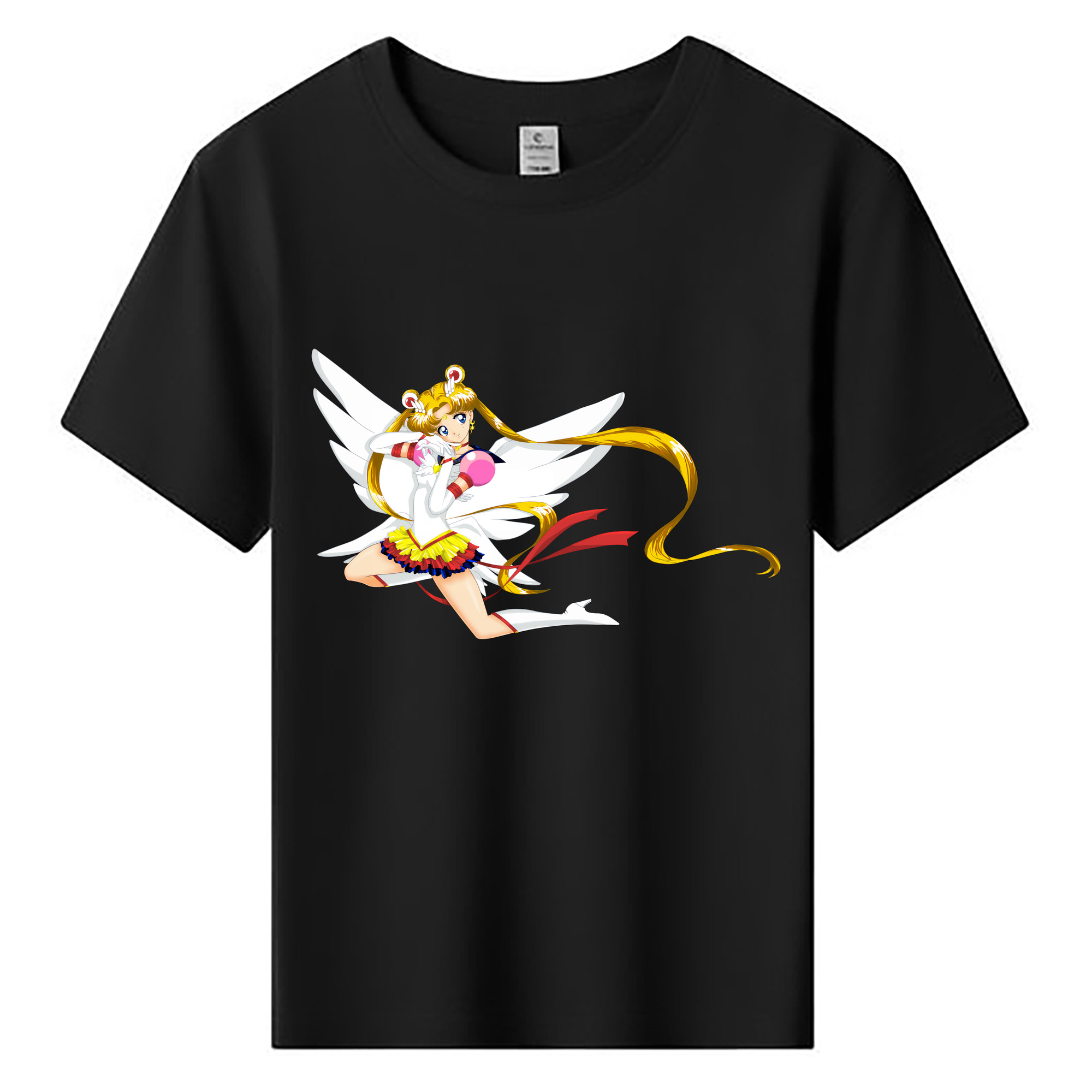 （画像用） 美少女戦士セーラームーン 月野 うさぎ つきの うさぎ Sailor Moon Tsukino Usagi 綿100％キッズTシャツ（フロントプリント）