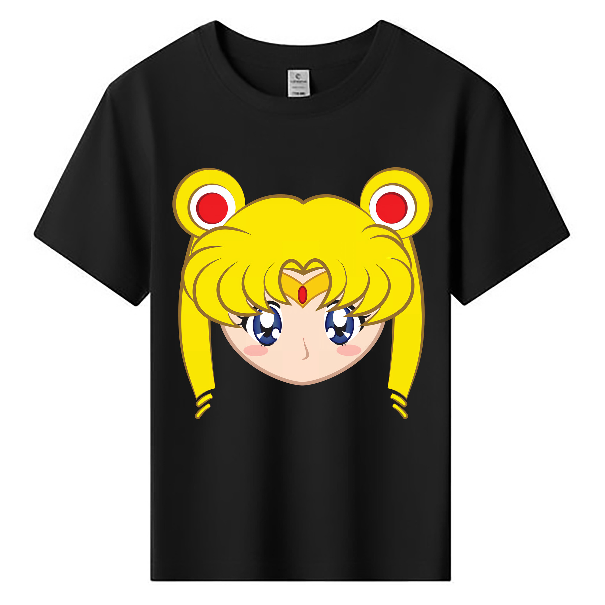 （画像用） 美少女戦士セーラームーン 月野 うさぎ つきの うさぎ Sailor Moon Tsukino Usagi 綿100％キッズTシャツ（フロントプリント）