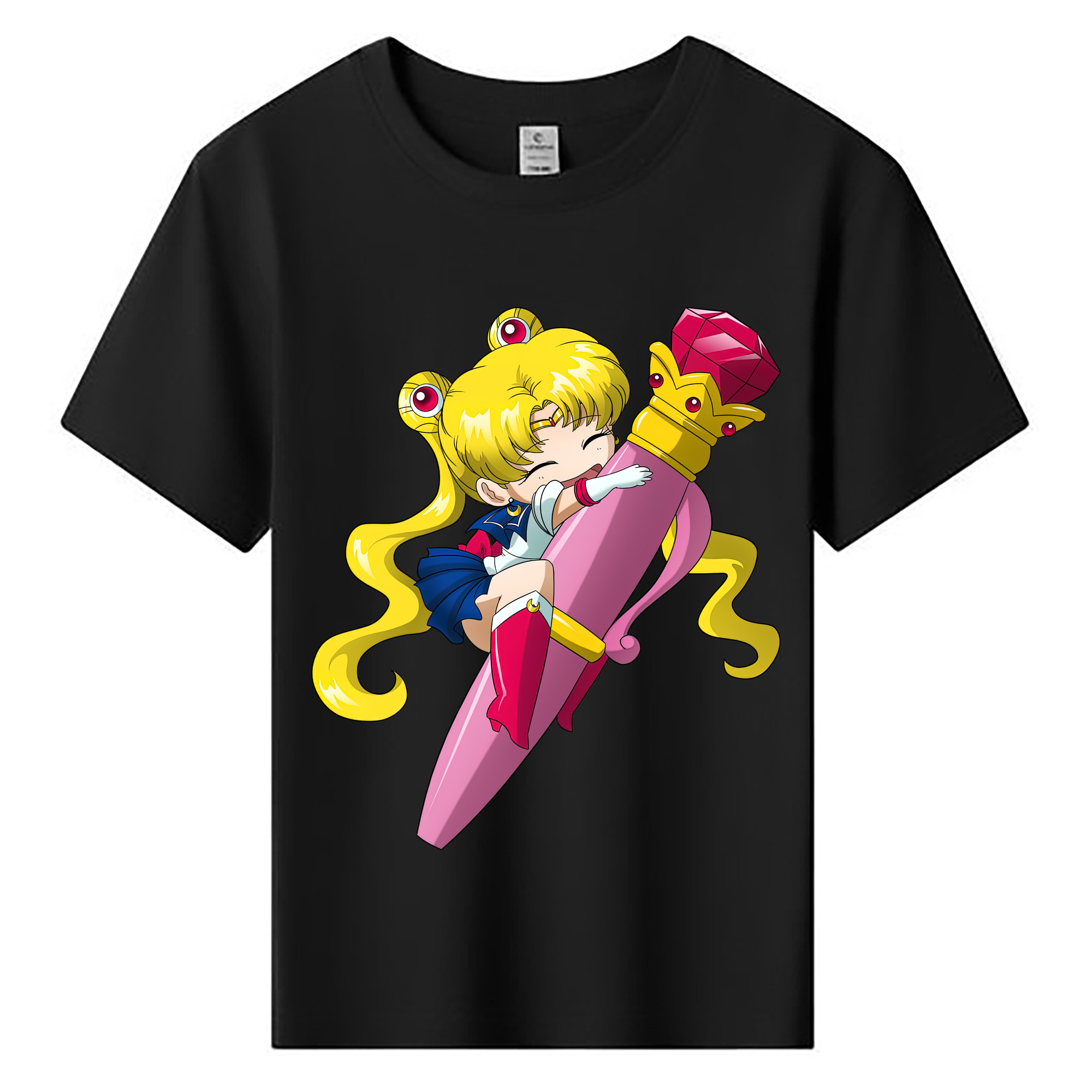 （画像用） 美少女戦士セーラームーン 月野 うさぎ つきの うさぎ Sailor Moon Tsukino Usagi 綿100％キッズTシャツ（フロントプリント）