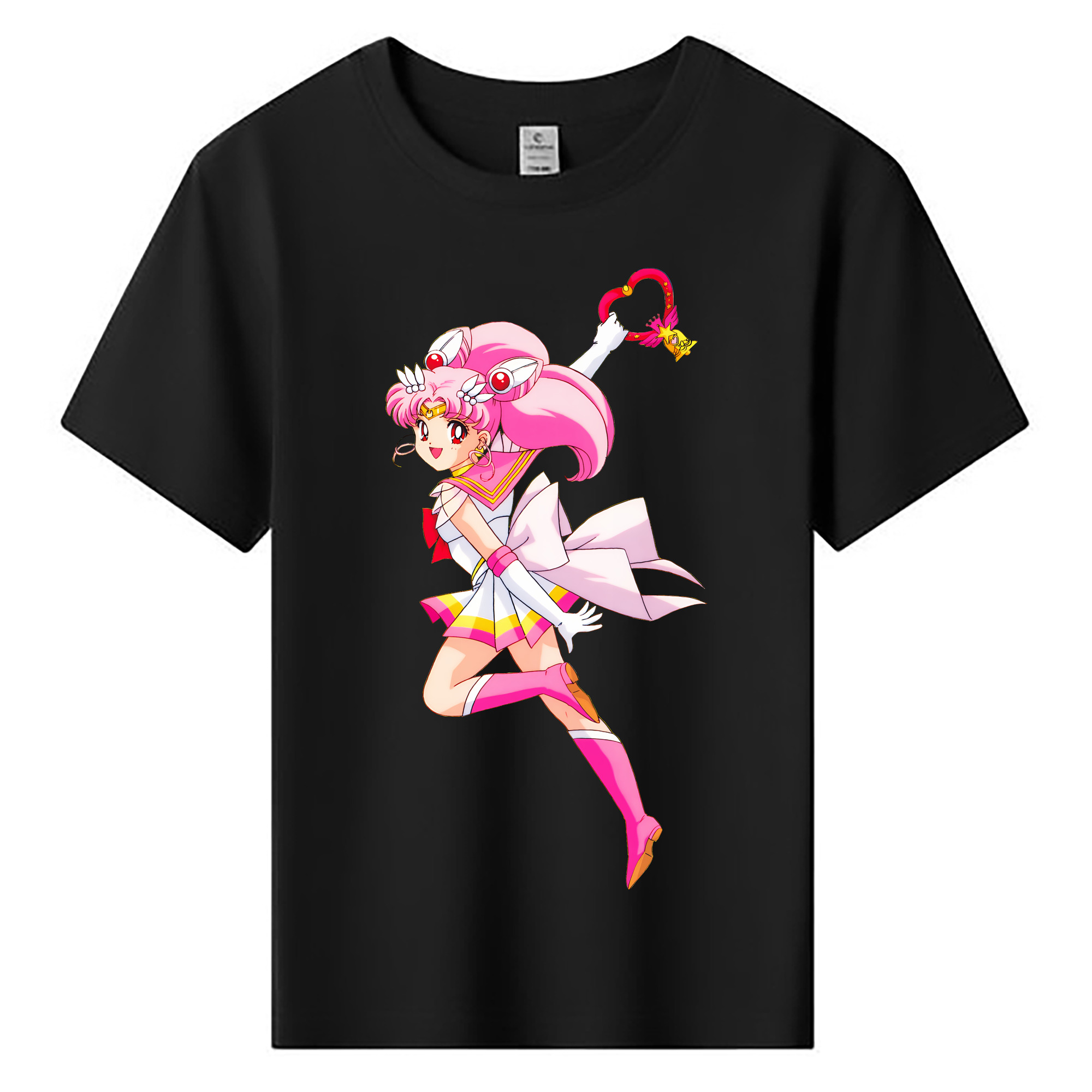 （画像用） 美少女戦士セーラームーン ちびうさ Sailor Moon Chibiusa Tsukino Usagi Small Lady Serenity 綿100％キッズTシャツ（フロントプリント）