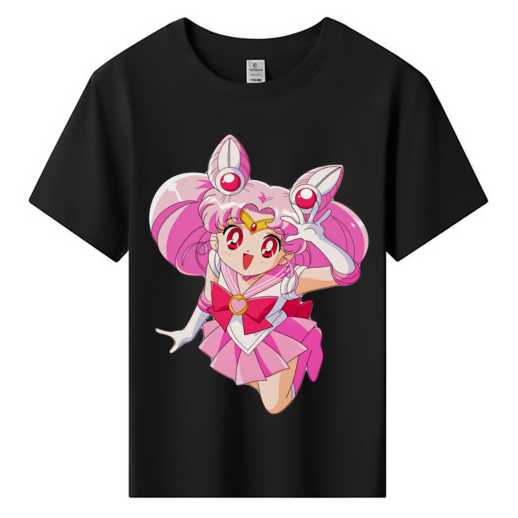 （画像用） 美少女戦士セーラームーン ちびうさ Sailor Moon Chibiusa Tsukino Usagi Small Lady Serenity 綿100％キッズTシャツ（フロントプリント）