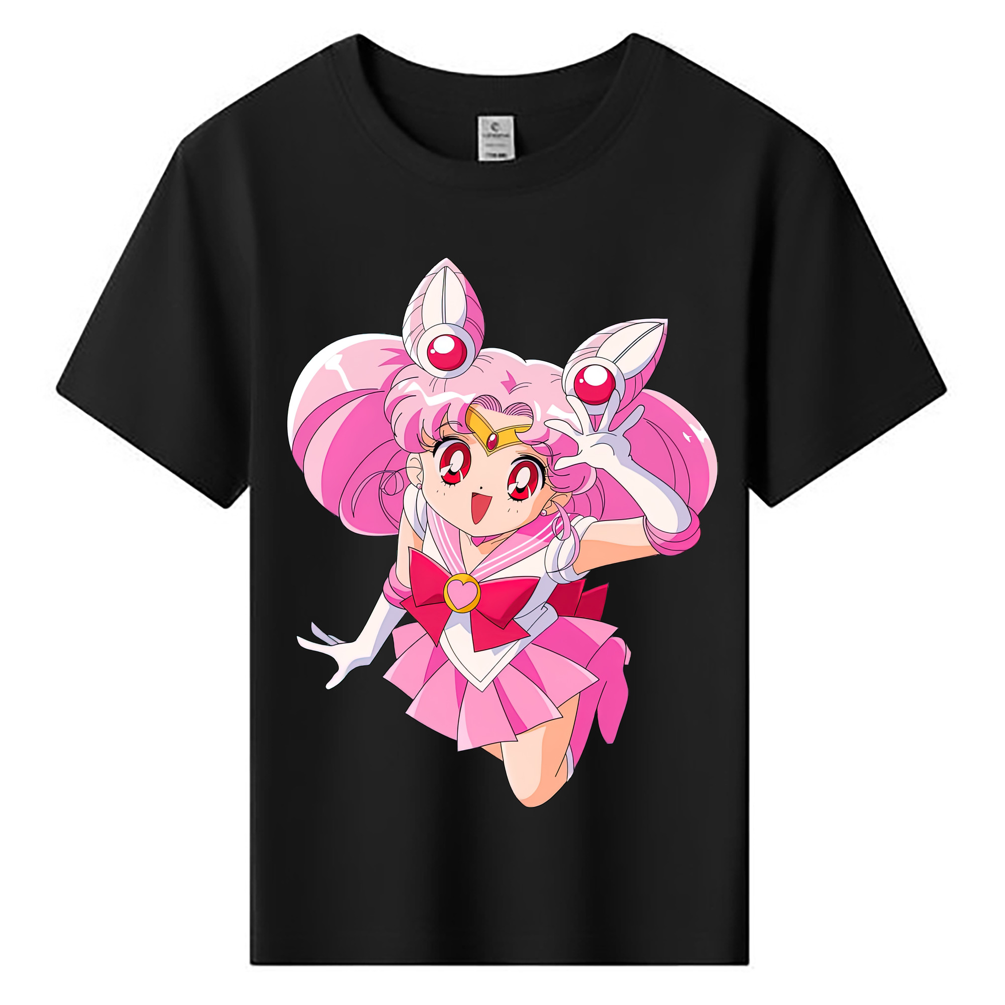 （画像用） 美少女戦士セーラームーン ちびうさ Sailor Moon Chibiusa Tsukino Usagi Small Lady Serenity 綿100％キッズTシャツ（フロントプリント）