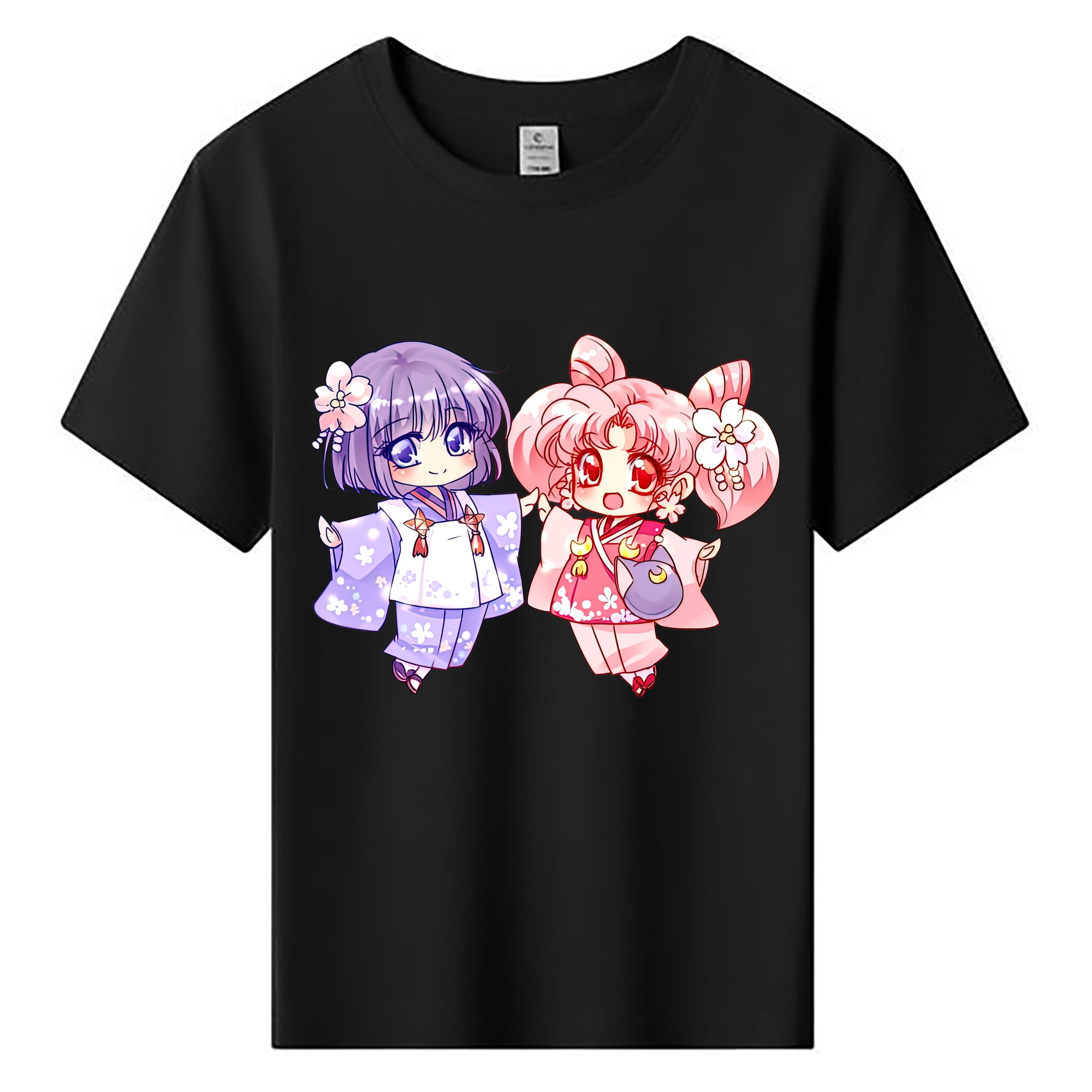 （画像用） 美少女戦士セーラームーン ちびうさ Sailor Moon Chibiusa Tsukino Usagi Small Lady Serenity 綿100％キッズTシャツ（フロントプリント）