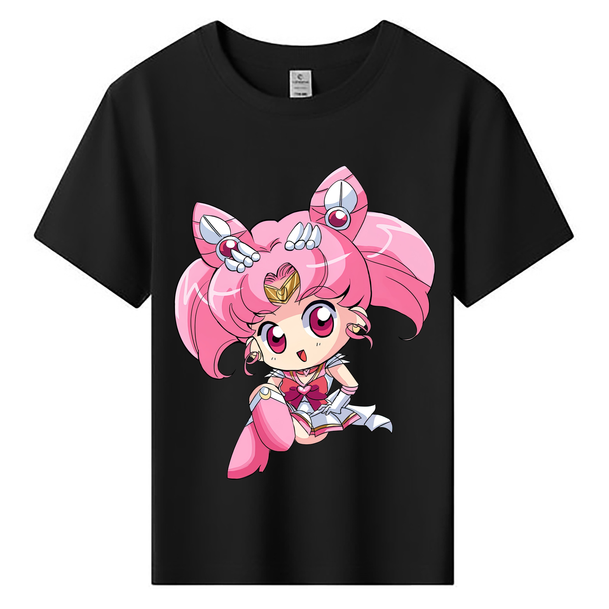 （画像用） 美少女戦士セーラームーン ちびうさ Sailor Moon Chibiusa Tsukino Usagi Small Lady Serenity 綿100％キッズTシャツ（フロントプリント）