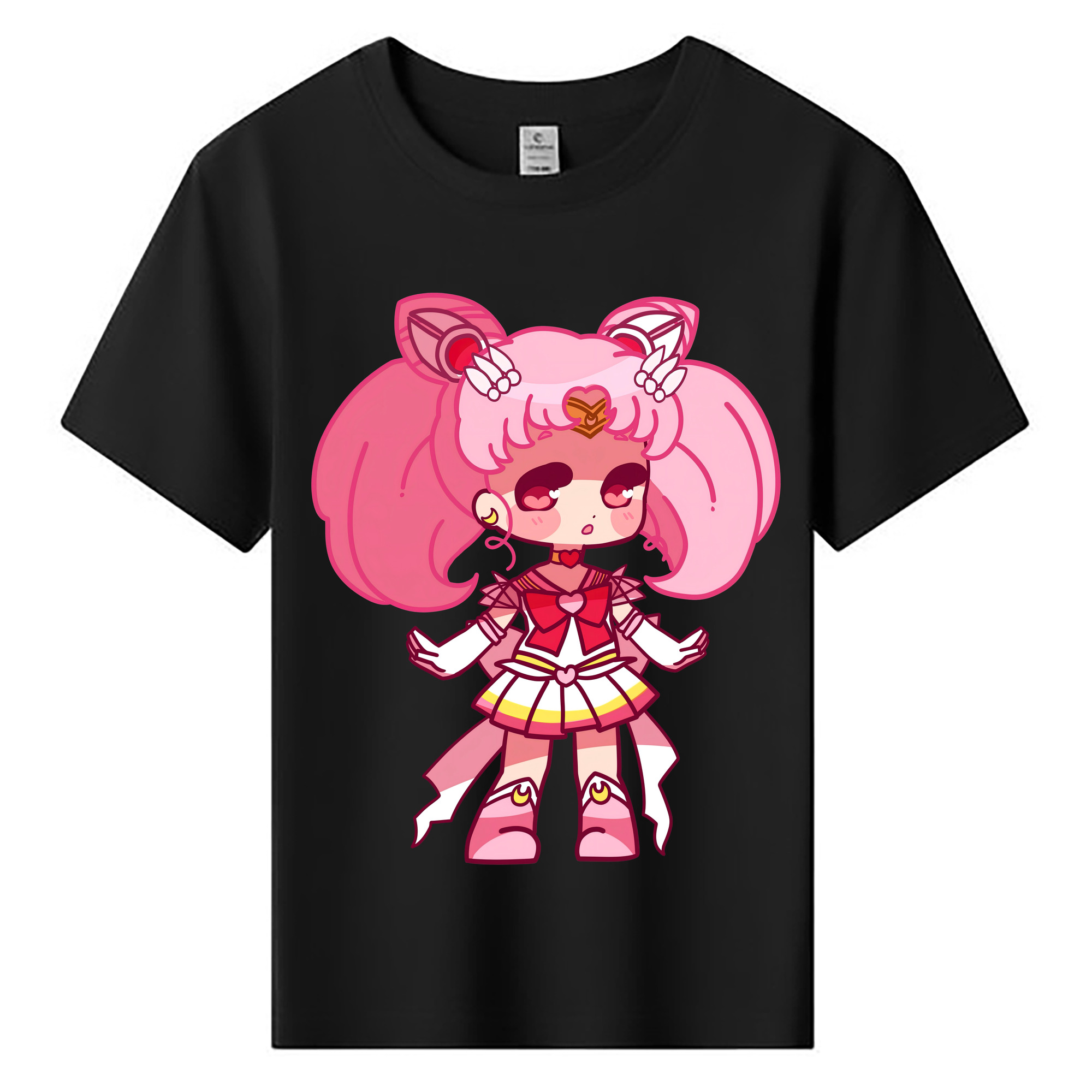 （画像用） 美少女戦士セーラームーン ちびうさ Sailor Moon Chibiusa Tsukino Usagi Small Lady Serenity 綿100％キッズTシャツ（フロントプリント）