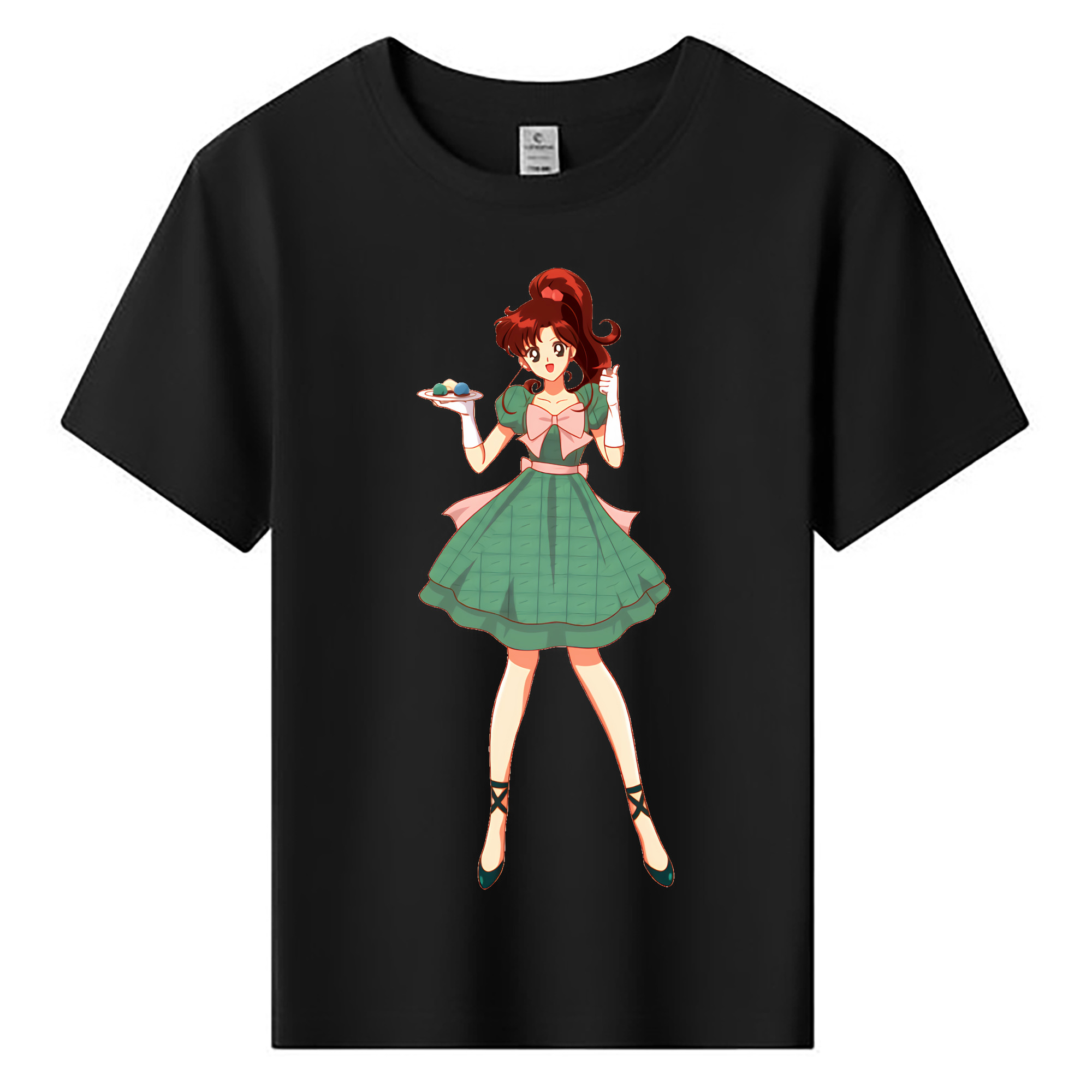 （画像用） 美少女戦士セーラームーン 木野 まこと きの まこと Sailor Moon Kino Makoto （セーラージュピター；Sailor Jupiter） 綿100％キッズTシャツ（フロントプリント）