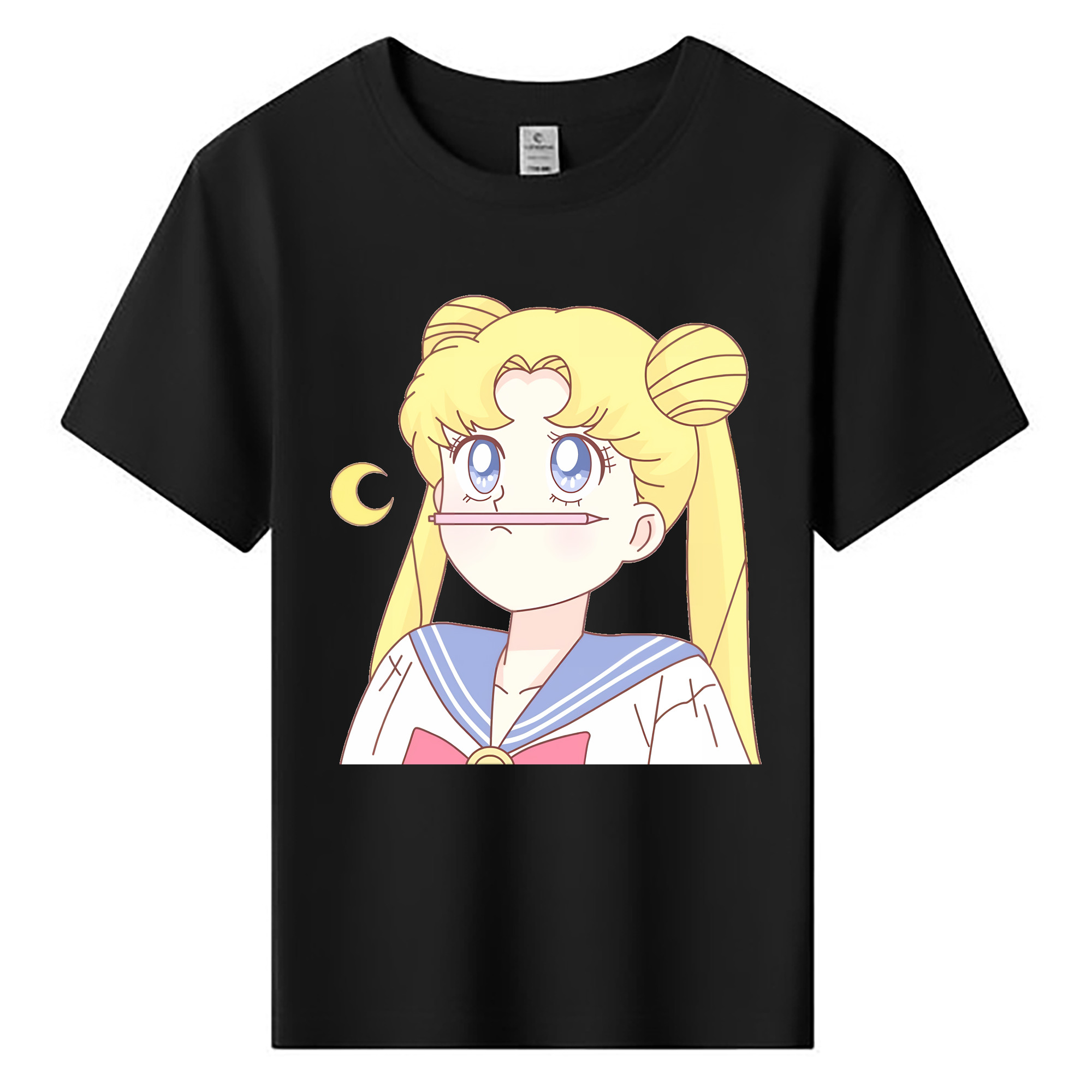 （画像用） 美少女戦士セーラームーン 愛野 美奈子 あいの みなこ Sailor Moon Aino Minako 綿100％キッズTシャツ（フロントプリント）