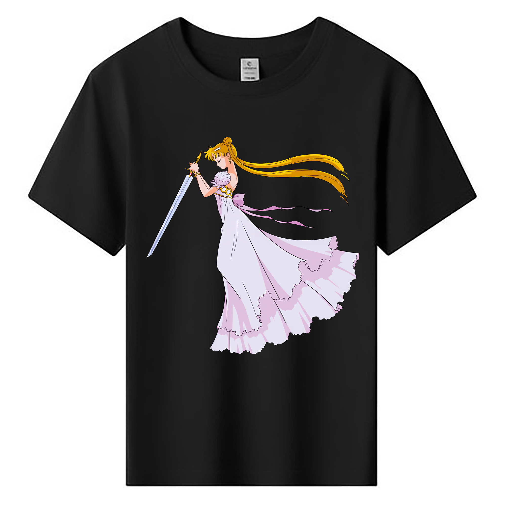 （画像用） 美少女戦士セーラームーン 愛野 美奈子 あいの みなこ Sailor Moon Aino Minako 綿100％キッズTシャツ（フロントプリント）