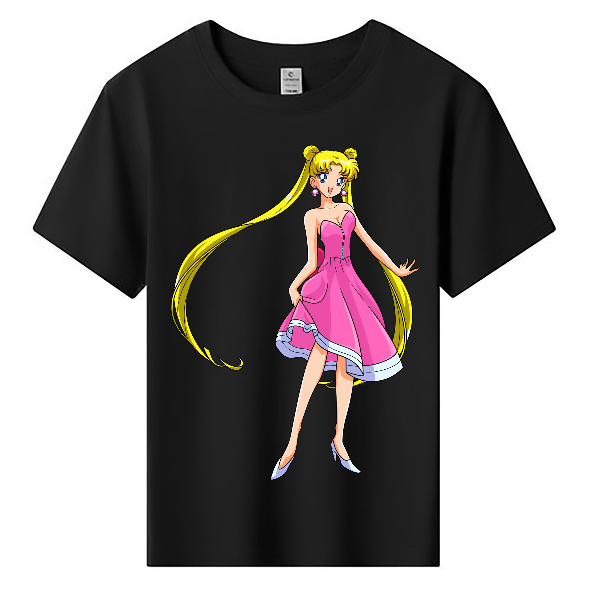 （画像用） 美少女戦士セーラームーン 愛野 美奈子 あいの みなこ Sailor Moon Aino Minako 綿100％キッズTシャツ（フロントプリント）