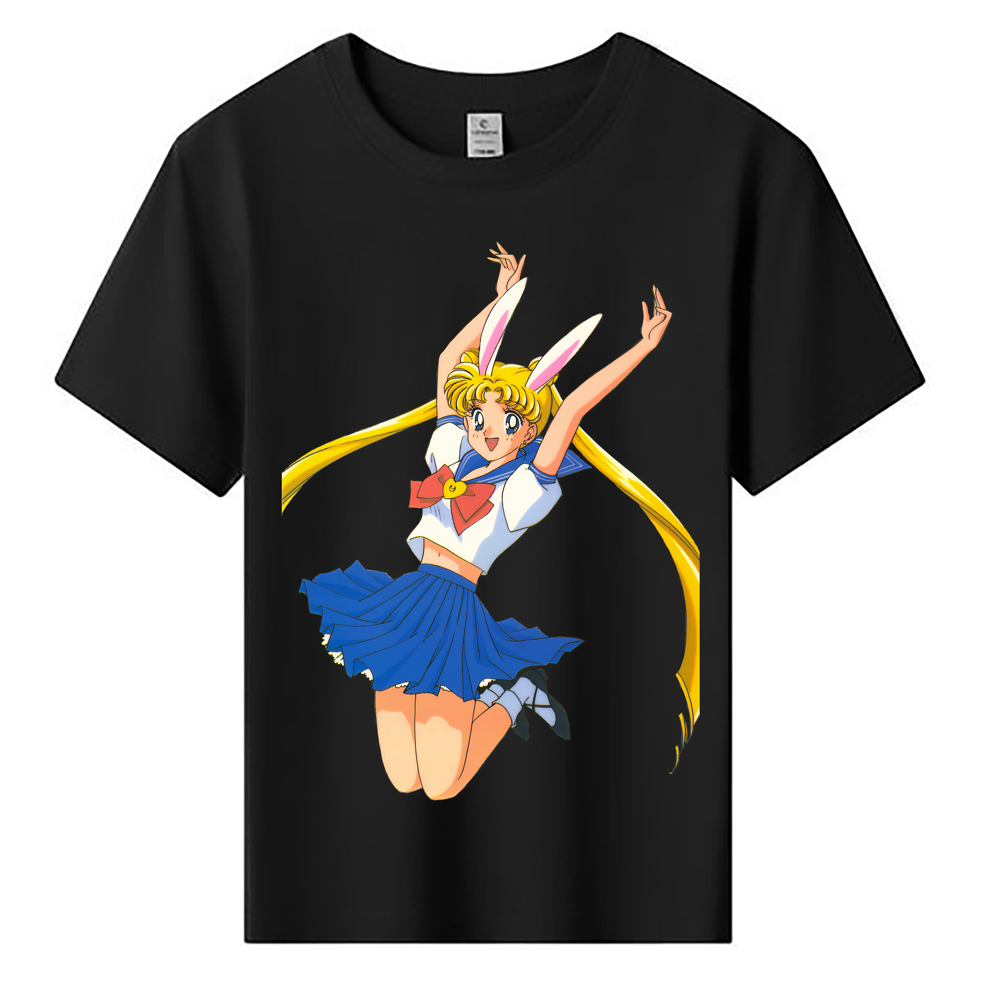 （画像用） 美少女戦士セーラームーン 愛野 美奈子 あいの みなこ Sailor Moon Aino Minako 綿100％キッズTシャツ（フロントプリント）