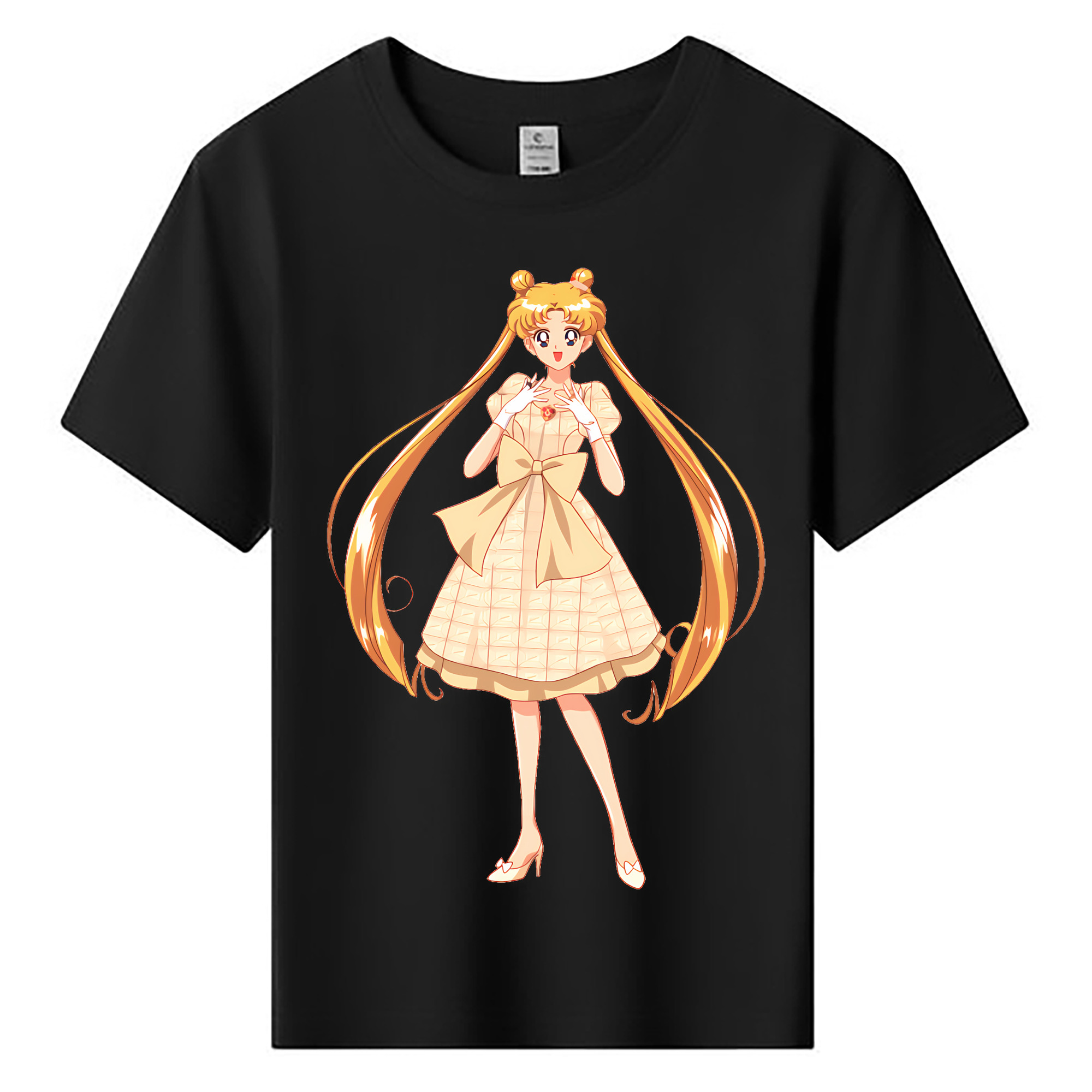 （画像用） 美少女戦士セーラームーン 愛野 美奈子 あいの みなこ Sailor Moon Aino Minako 綿100％キッズTシャツ（フロントプリント）