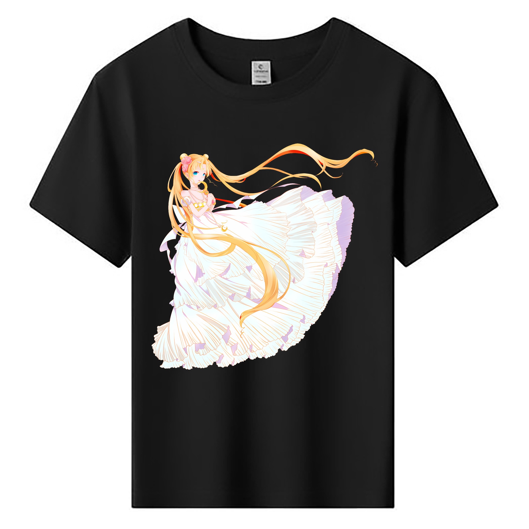 （画像用） 美少女戦士セーラームーン 愛野 美奈子 あいの みなこ Sailor Moon Aino Minako 綿100％キッズTシャツ（フロントプリント）