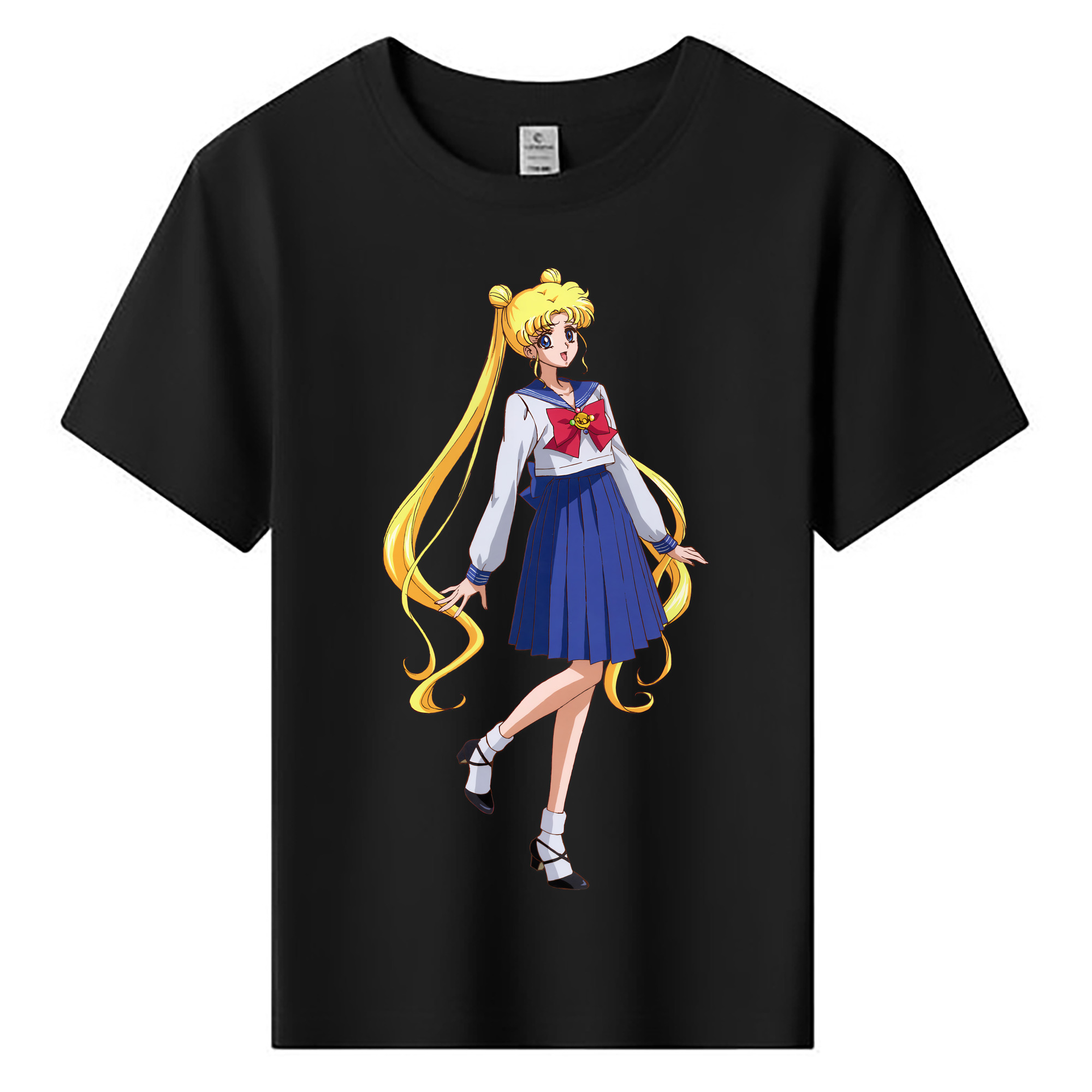 （画像用） 美少女戦士セーラームーン 愛野 美奈子 あいの みなこ Sailor Moon Aino Minako 綿100％キッズTシャツ（フロントプリント）