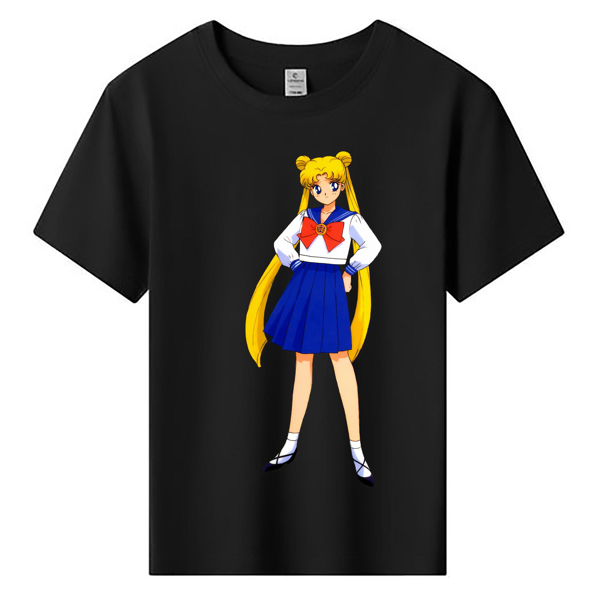 （画像用） 美少女戦士セーラームーン 愛野 美奈子 あいの みなこ Sailor Moon Aino Minako 綿100％キッズTシャツ（フロントプリント）