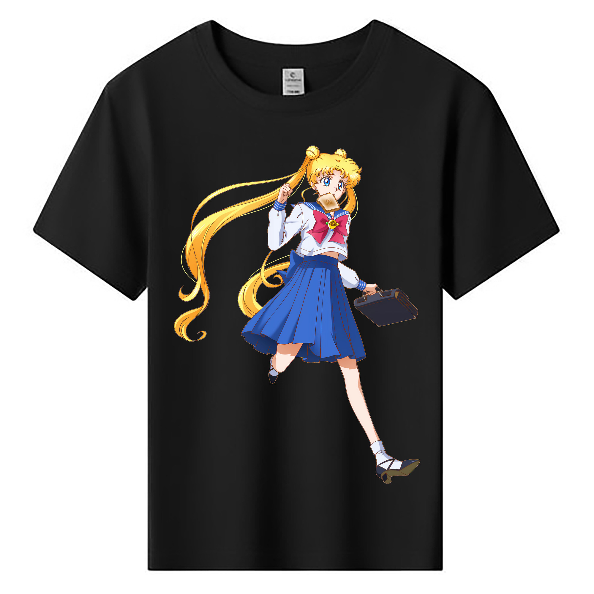 （画像用） 美少女戦士セーラームーン 愛野 美奈子 あいの みなこ Sailor Moon Aino Minako 綿100％キッズTシャツ（フロントプリント）