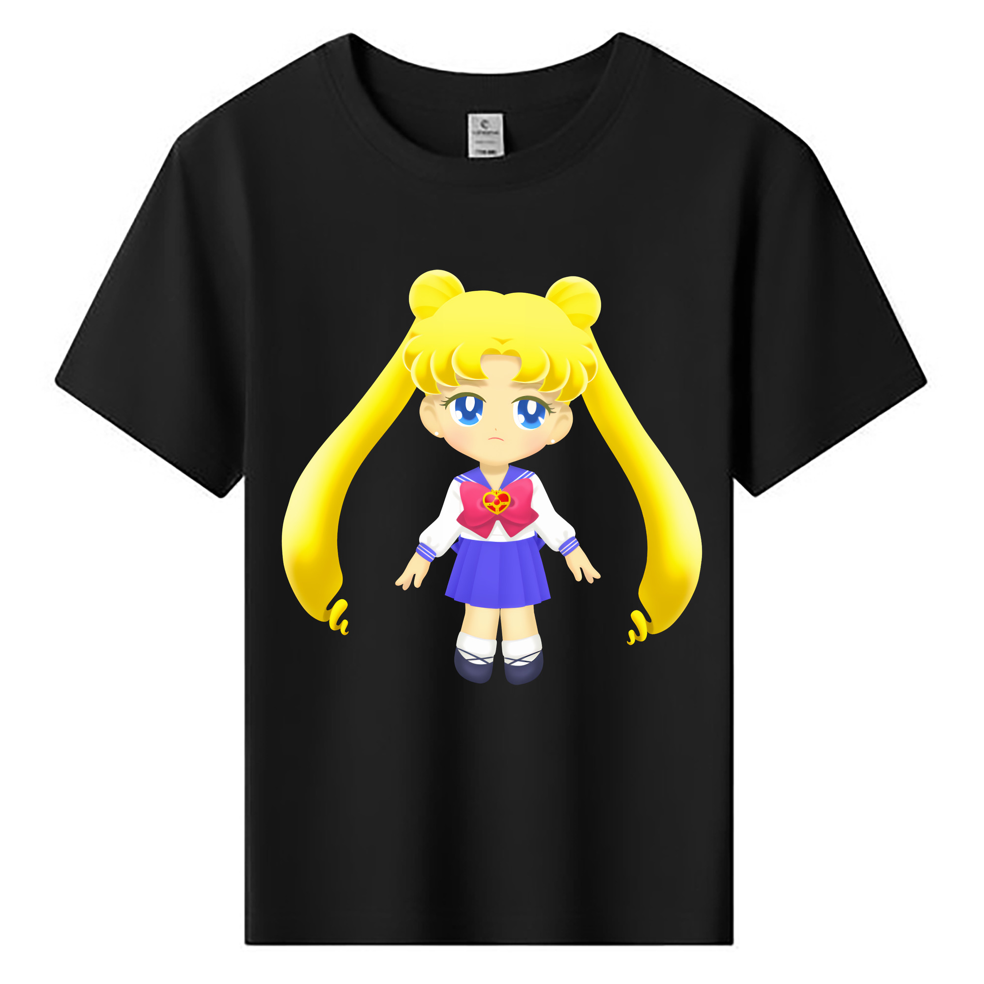 （画像用） 美少女戦士セーラームーン 愛野 美奈子 あいの みなこ Sailor Moon Aino Minako 綿100％キッズTシャツ（フロントプリント）