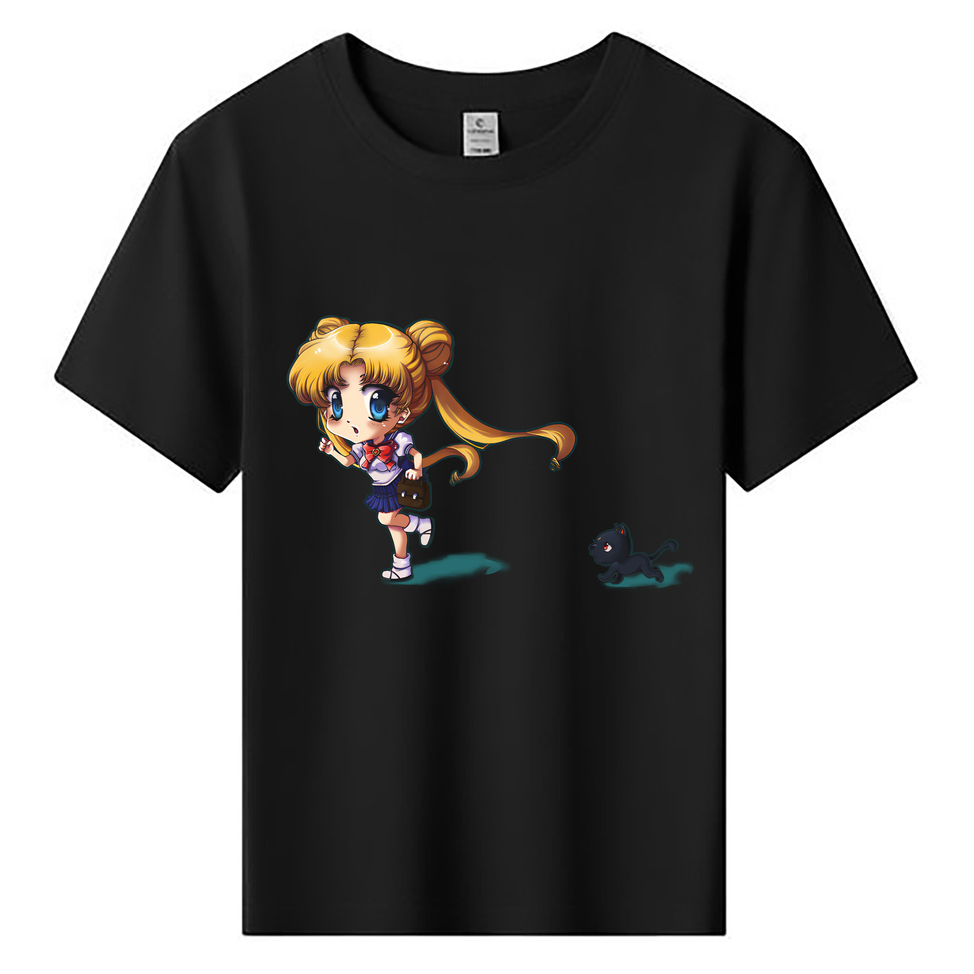 （画像用） 美少女戦士セーラームーン 愛野 美奈子 あいの みなこ Sailor Moon Aino Minako 綿100％キッズTシャツ（フロントプリント）