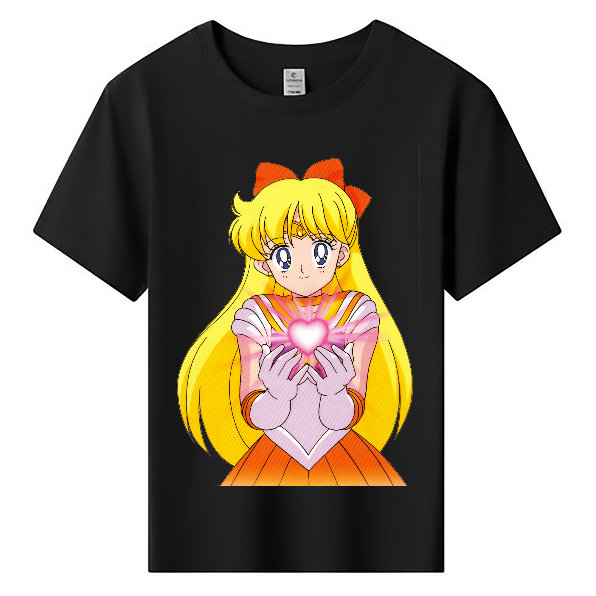 （画像用） 美少女戦士セーラームーン 愛野 美奈子 あいの みなこ Sailor Moon Aino Minako 綿100％キッズTシャツ（フロントプリント）