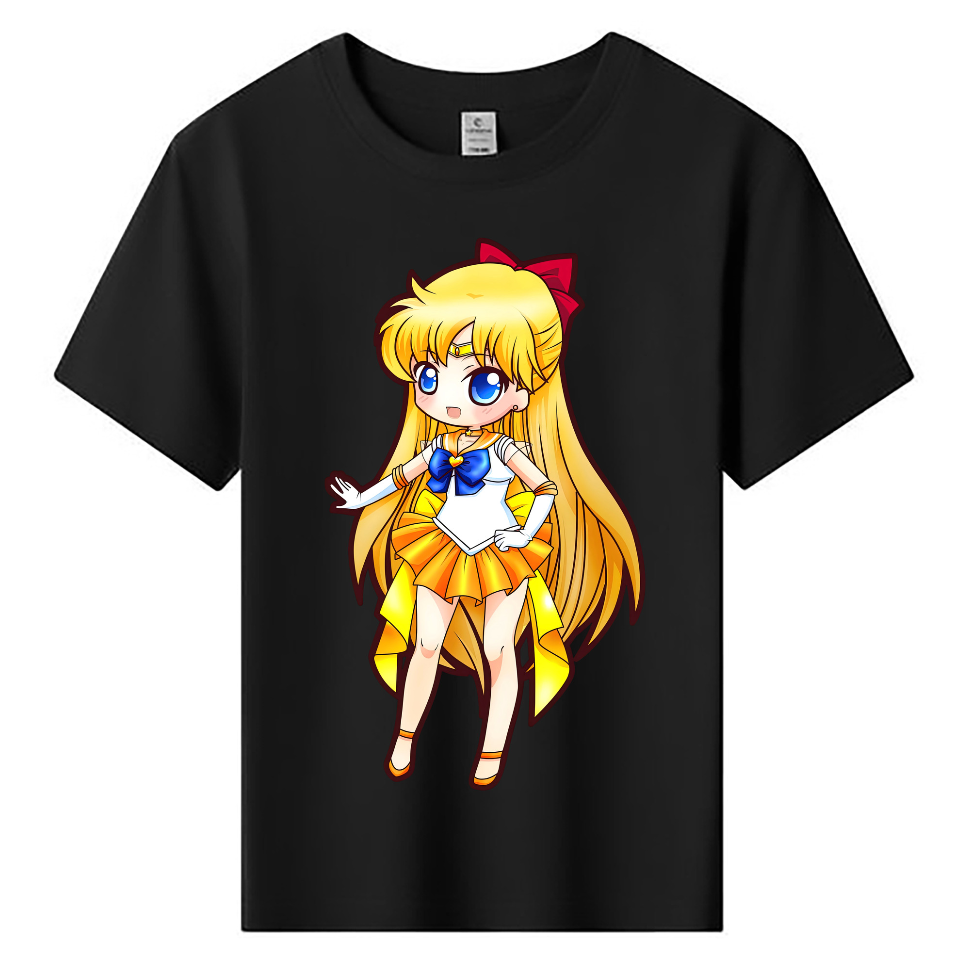 （画像用） 美少女戦士セーラームーン 愛野 美奈子 あいの みなこ Sailor Moon Aino Minako 綿100％キッズTシャツ（フロントプリント）
