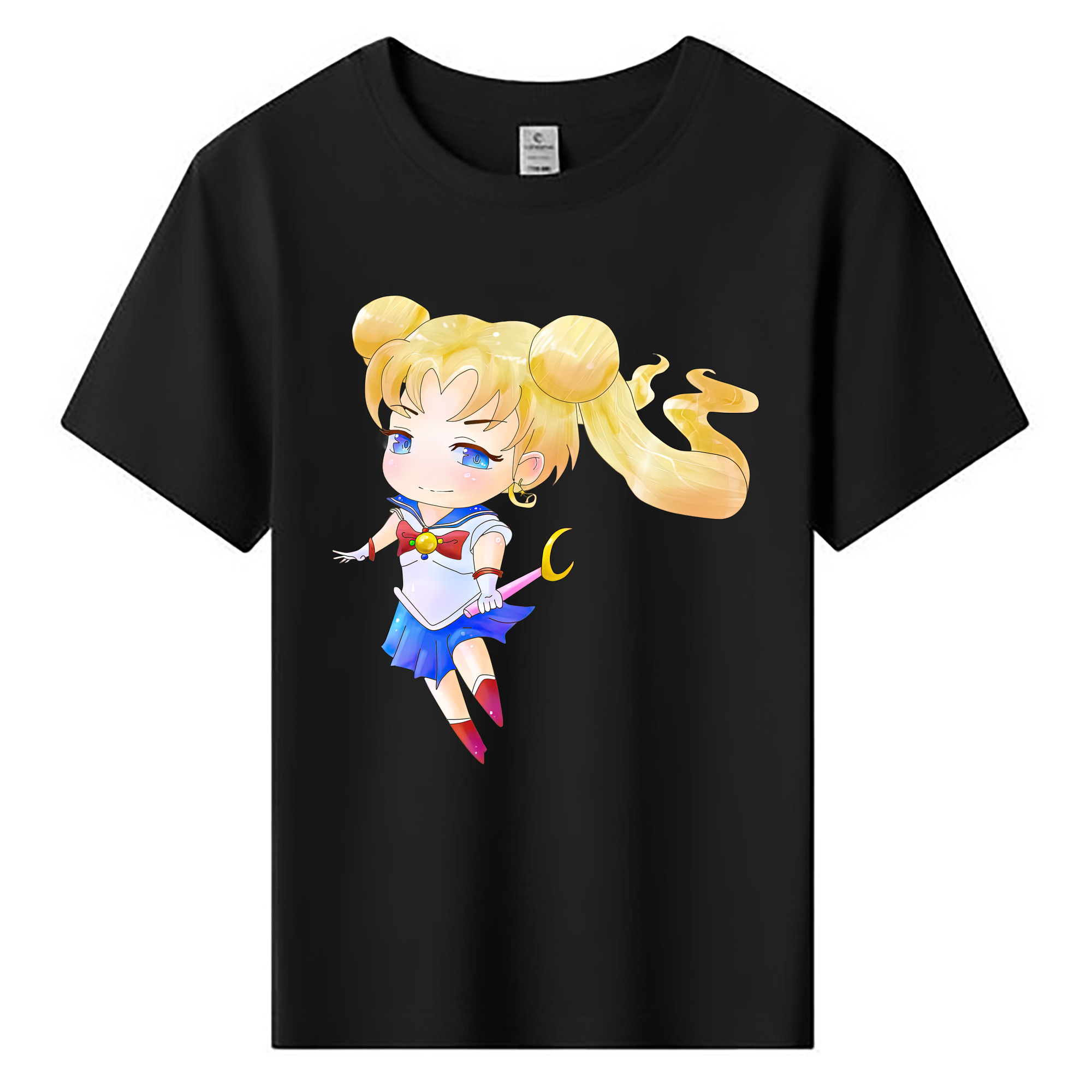 （画像用） 美少女戦士セーラームーン 愛野 美奈子 あいの みなこ Sailor Moon Aino Minako 綿100％キッズTシャツ（フロントプリント）