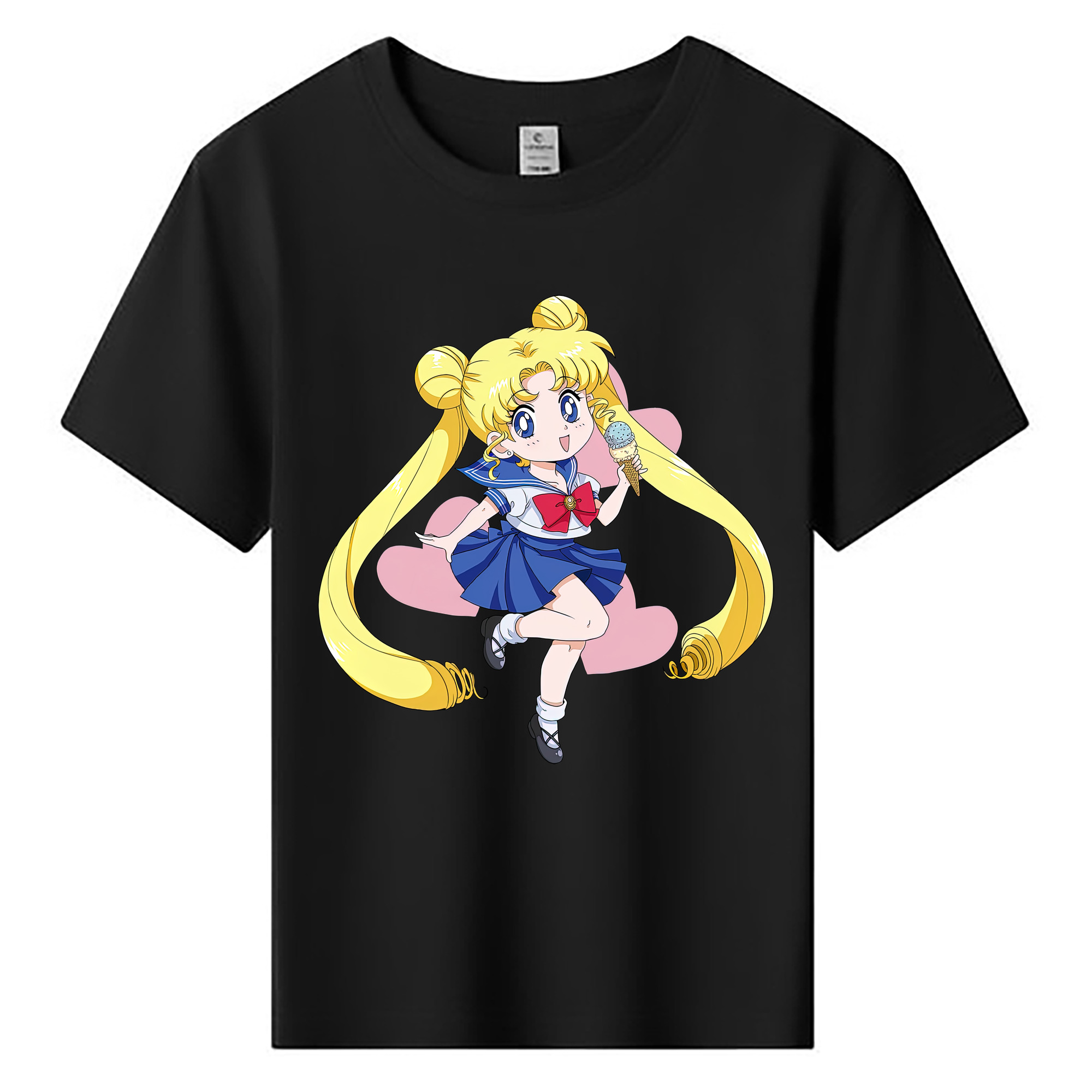 （画像用） 美少女戦士セーラームーン 愛野 美奈子 あいの みなこ Sailor Moon Aino Minako 綿100％キッズTシャツ（フロントプリント）