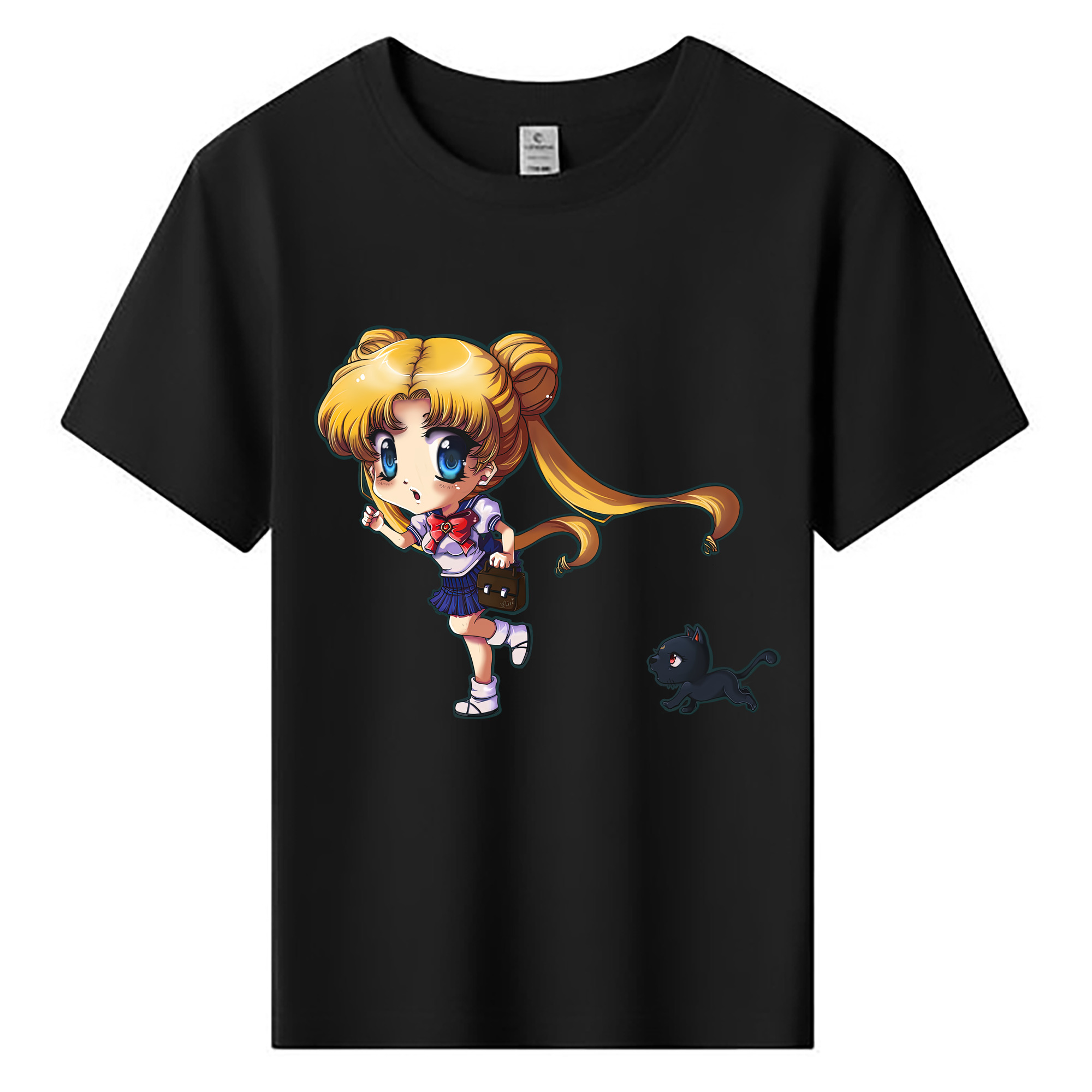 （画像用） 美少女戦士セーラームーン 愛野 美奈子 あいの みなこ Sailor Moon Aino Minako 綿100％キッズTシャツ（フロントプリント）