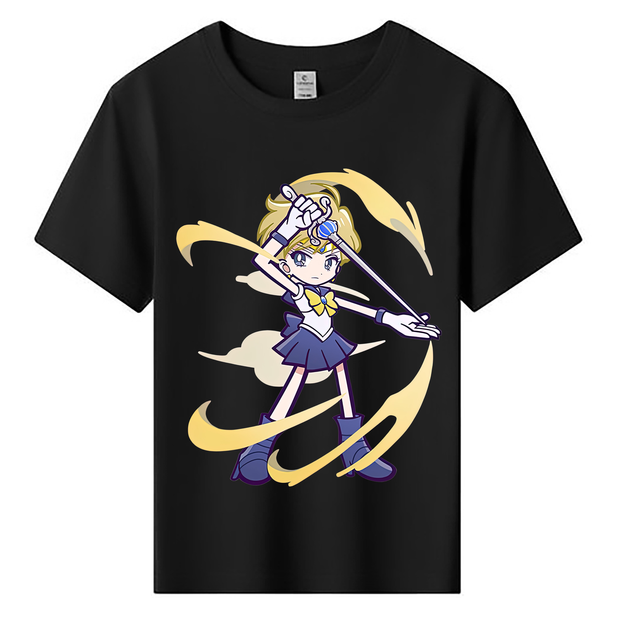 （画像用） 美少女戦士セーラームーン 天王はるか Sailor Moon Tenoh Haruka 綿100％キッズTシャツ（フロントプリント）