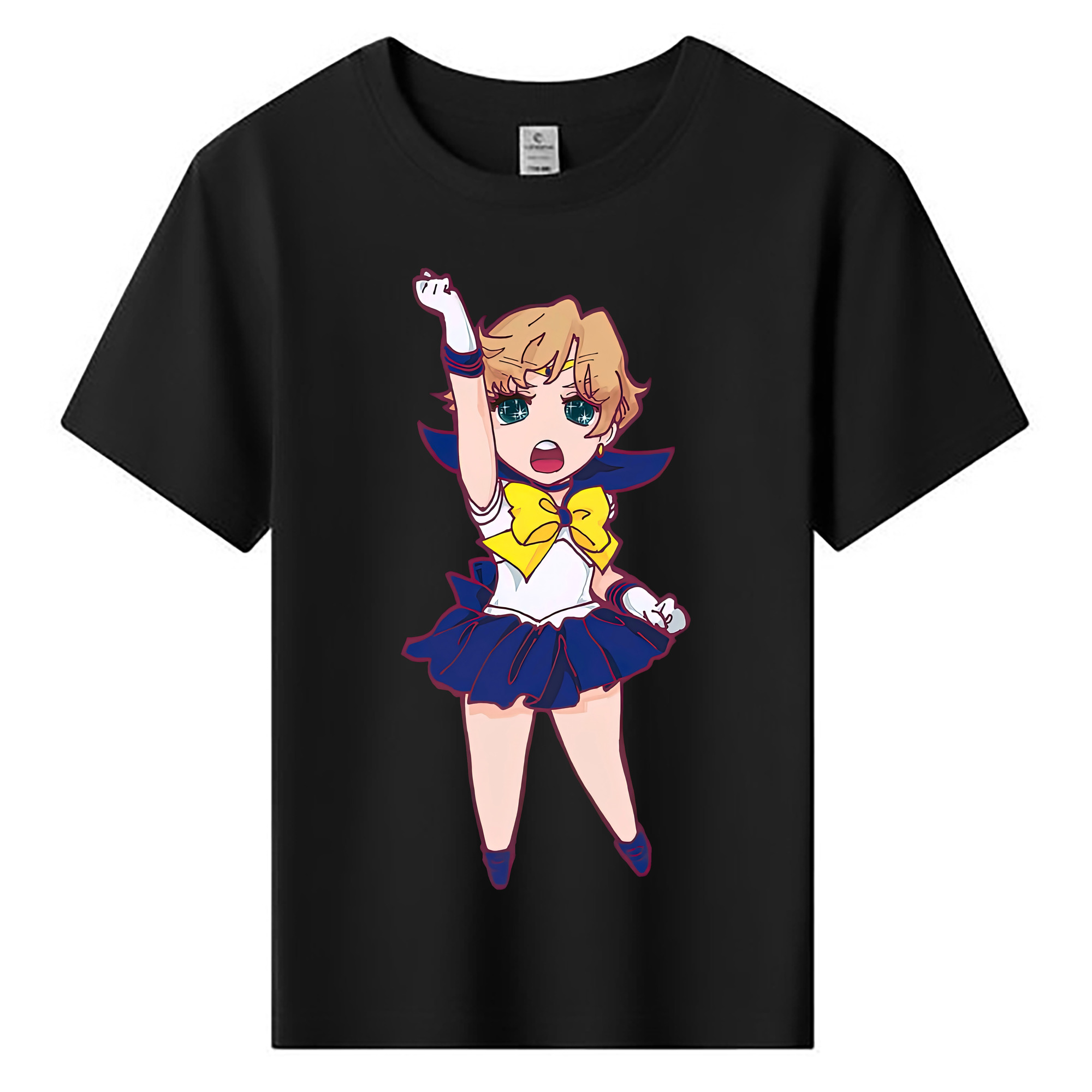 （画像用） 美少女戦士セーラームーン 天王はるか Sailor Moon Tenoh Haruka 綿100％キッズTシャツ（フロントプリント）