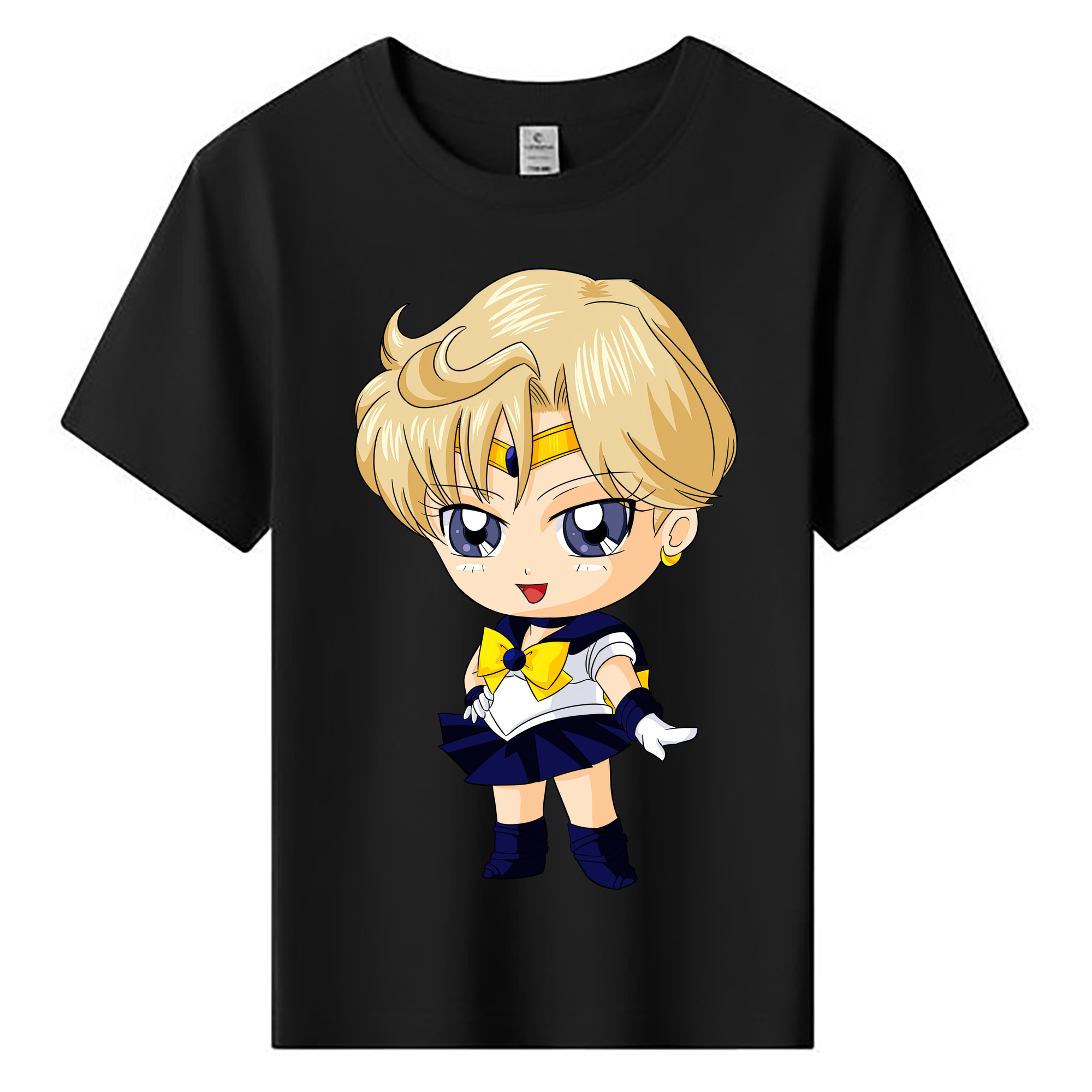 （画像用） 美少女戦士セーラームーン 天王はるか Sailor Moon Tenoh Haruka 綿100％キッズTシャツ（フロントプリント）