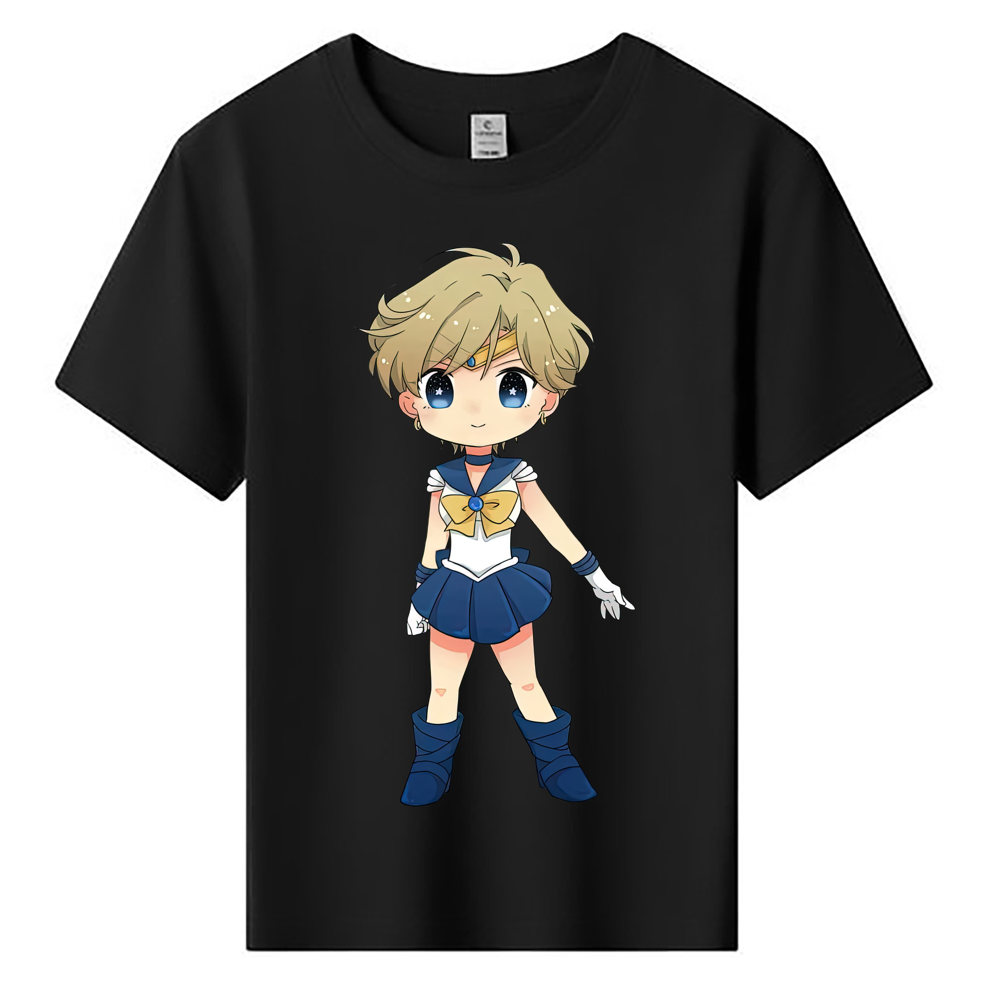 （画像用） 美少女戦士セーラームーン 天王はるか Sailor Moon Tenoh Haruka 綿100％キッズTシャツ（フロントプリント）