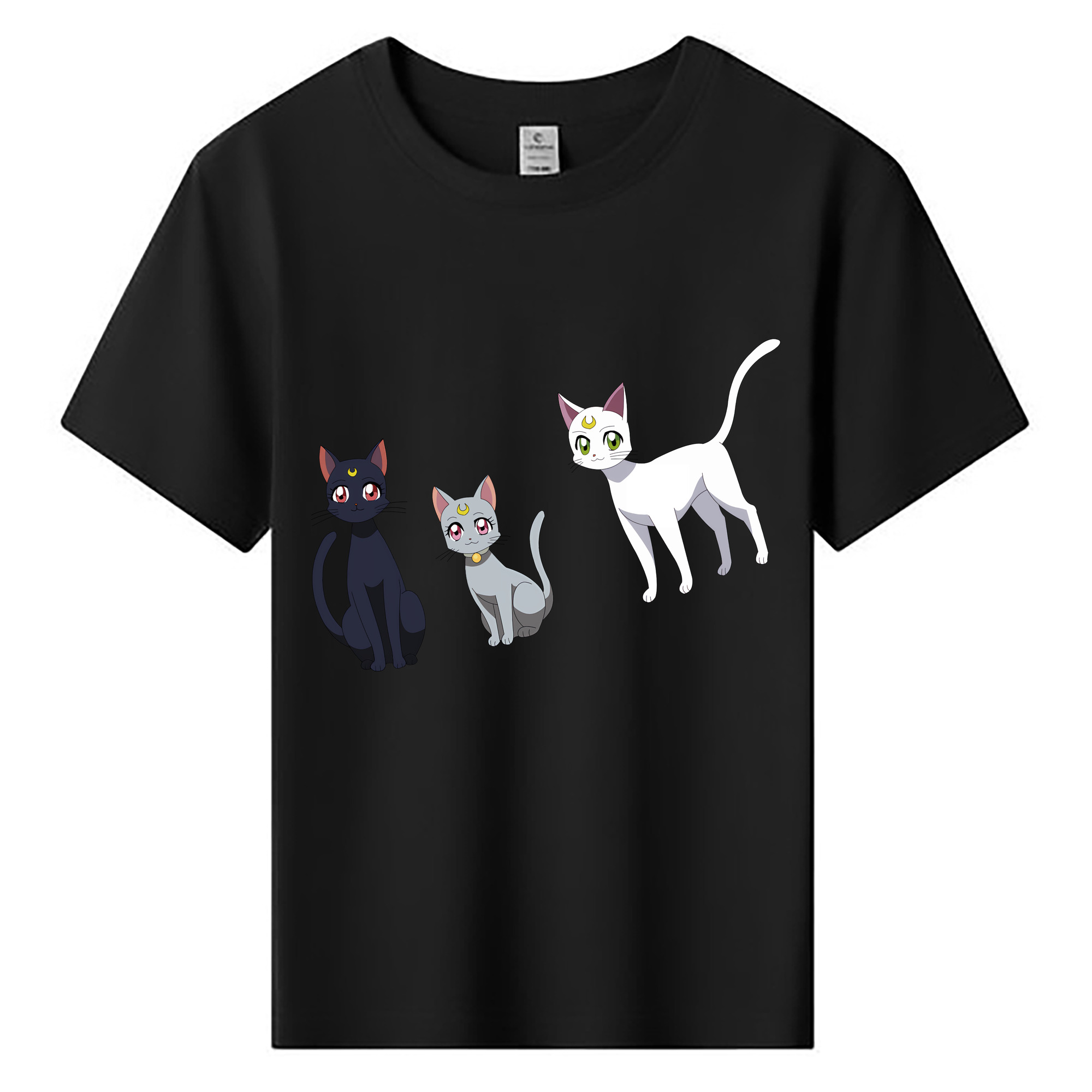 （画像用） 美少女戦士セーラームーン Sailor Moon 綿100％キッズTシャツ（フロントプリント）