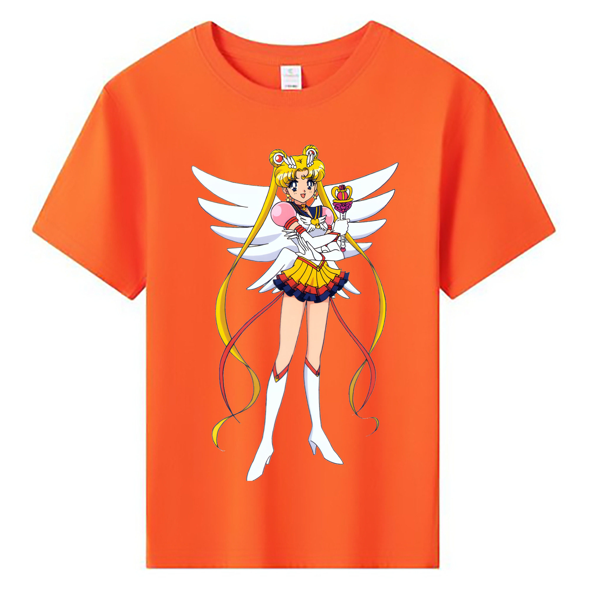 （画像用） 美少女戦士セーラームーン 月野 うさぎ つきの うさぎ Sailor Moon Tsukino Usagi 綿100％キッズTシャツ（フロントプリント）