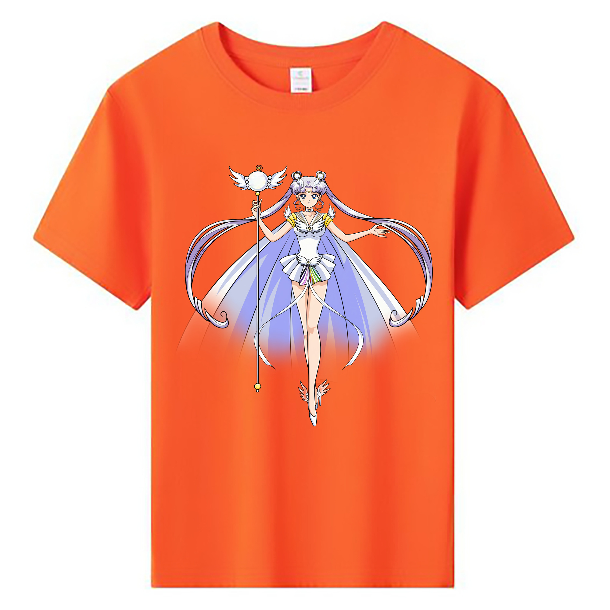 （画像用） 美少女戦士セーラームーン 月野 うさぎ つきの うさぎ Sailor Moon Tsukino Usagi 綿100％キッズTシャツ（フロントプリント）