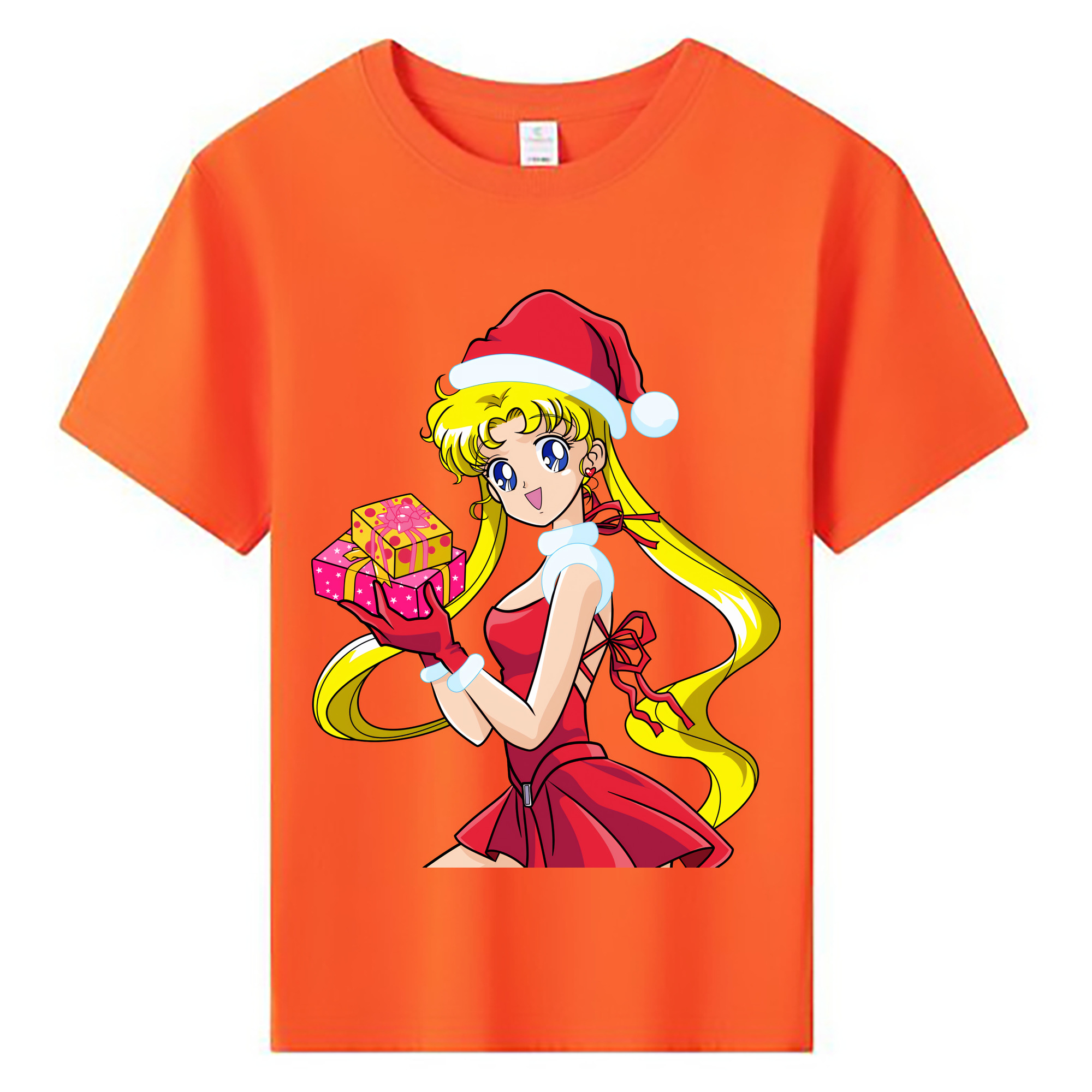 （画像用） 美少女戦士セーラームーン 月野 うさぎ つきの うさぎ Sailor Moon Tsukino Usagi 綿100％キッズTシャツ（フロントプリント）