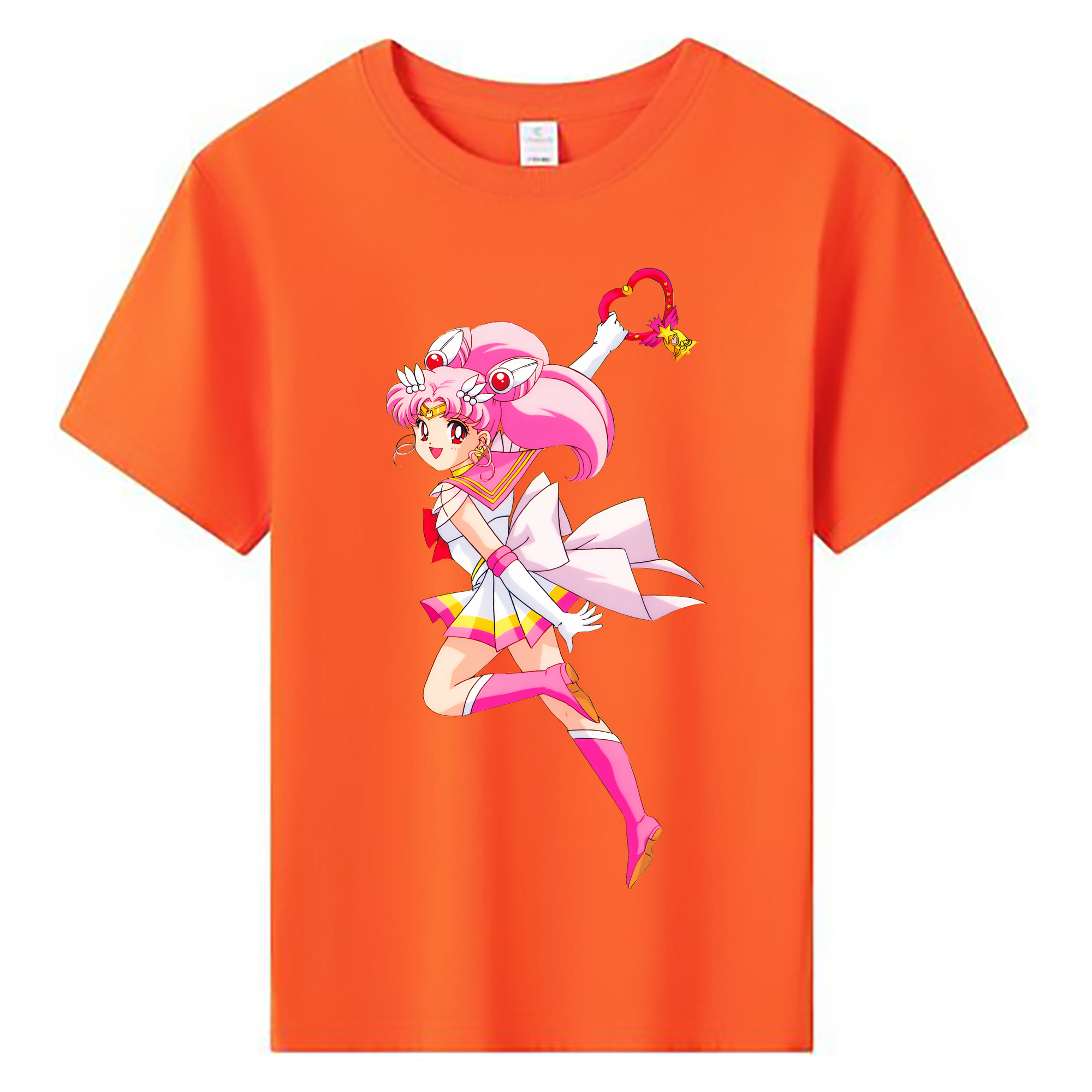 （画像用） 美少女戦士セーラームーン ちびうさ Sailor Moon Chibiusa Tsukino Usagi Small Lady Serenity 綿100％キッズTシャツ（フロントプリント）