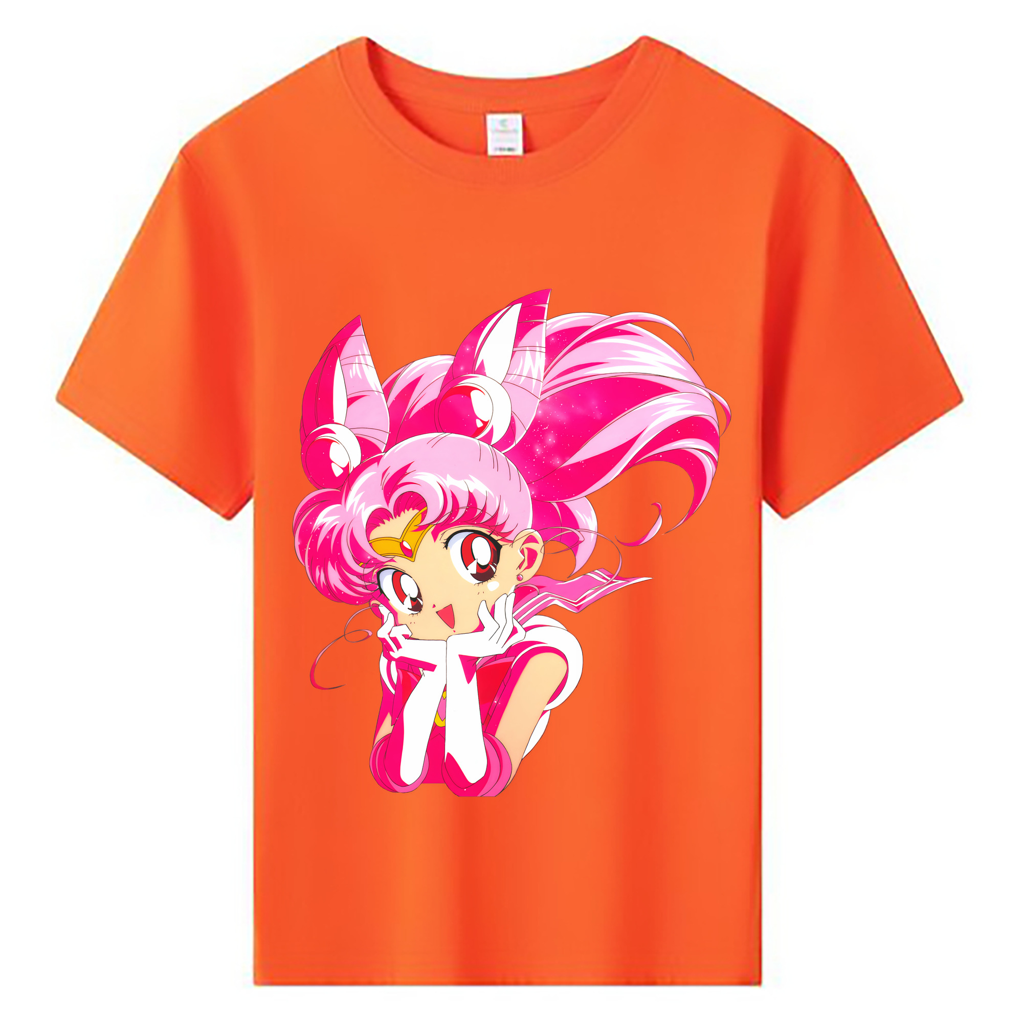 （画像用） 美少女戦士セーラームーン ちびうさ Sailor Moon Chibiusa Tsukino Usagi Small Lady Serenity 綿100％キッズTシャツ（フロントプリント）