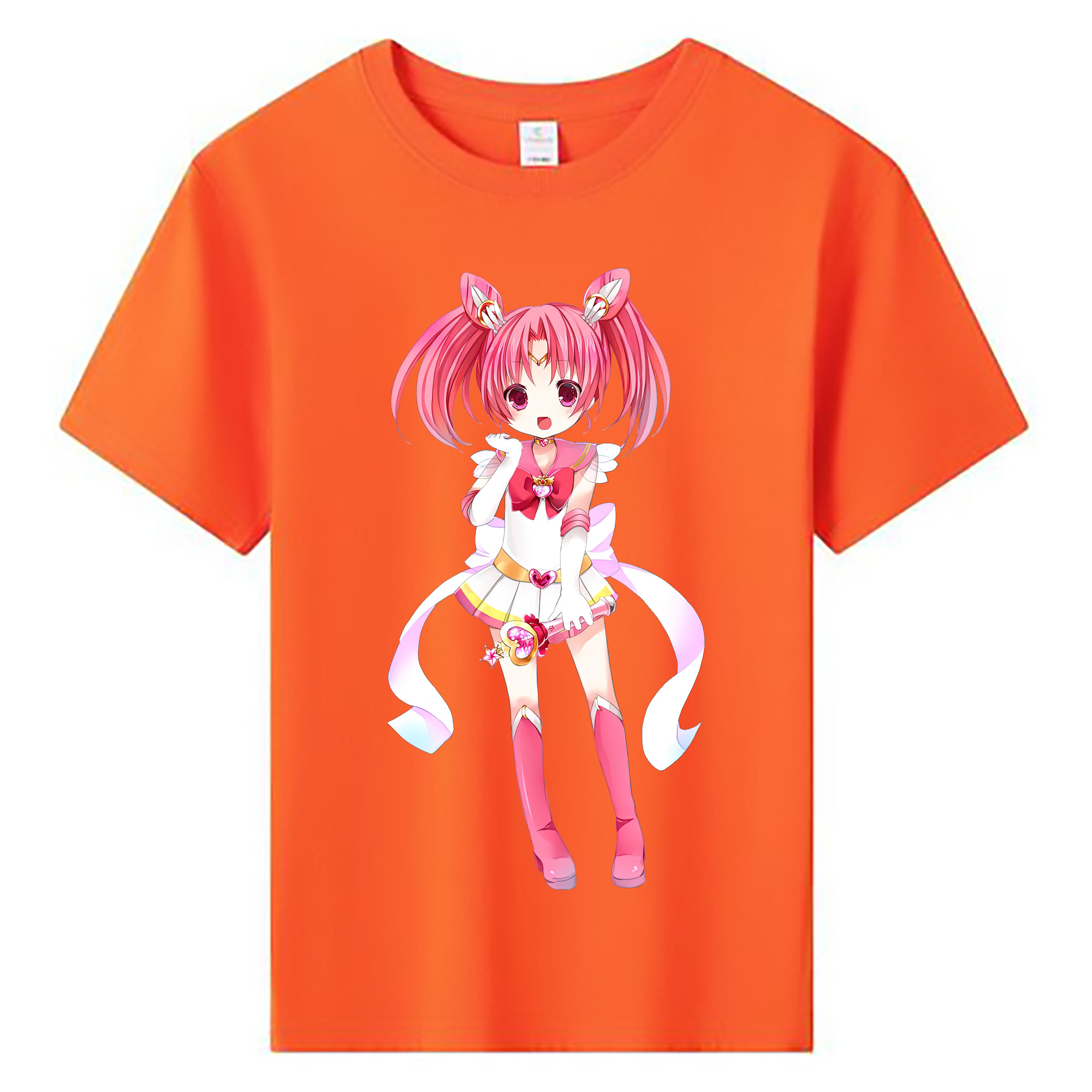 （画像用） 美少女戦士セーラームーン ちびうさ Sailor Moon Chibiusa Tsukino Usagi Small Lady Serenity 綿100％キッズTシャツ（フロントプリント）