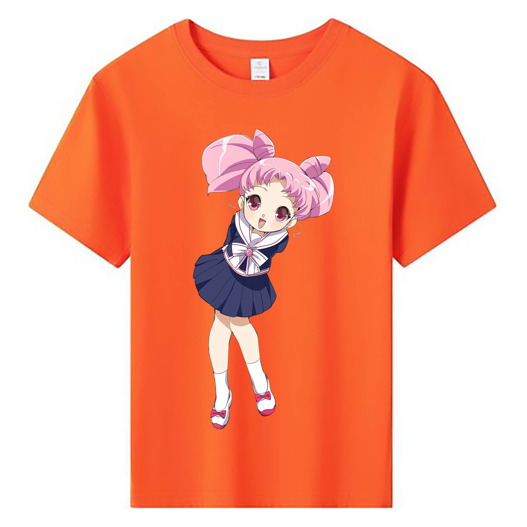 （画像用） 美少女戦士セーラームーン ちびうさ Sailor Moon Chibiusa Tsukino Usagi Small Lady Serenity 綿100％キッズTシャツ（フロントプリント）
