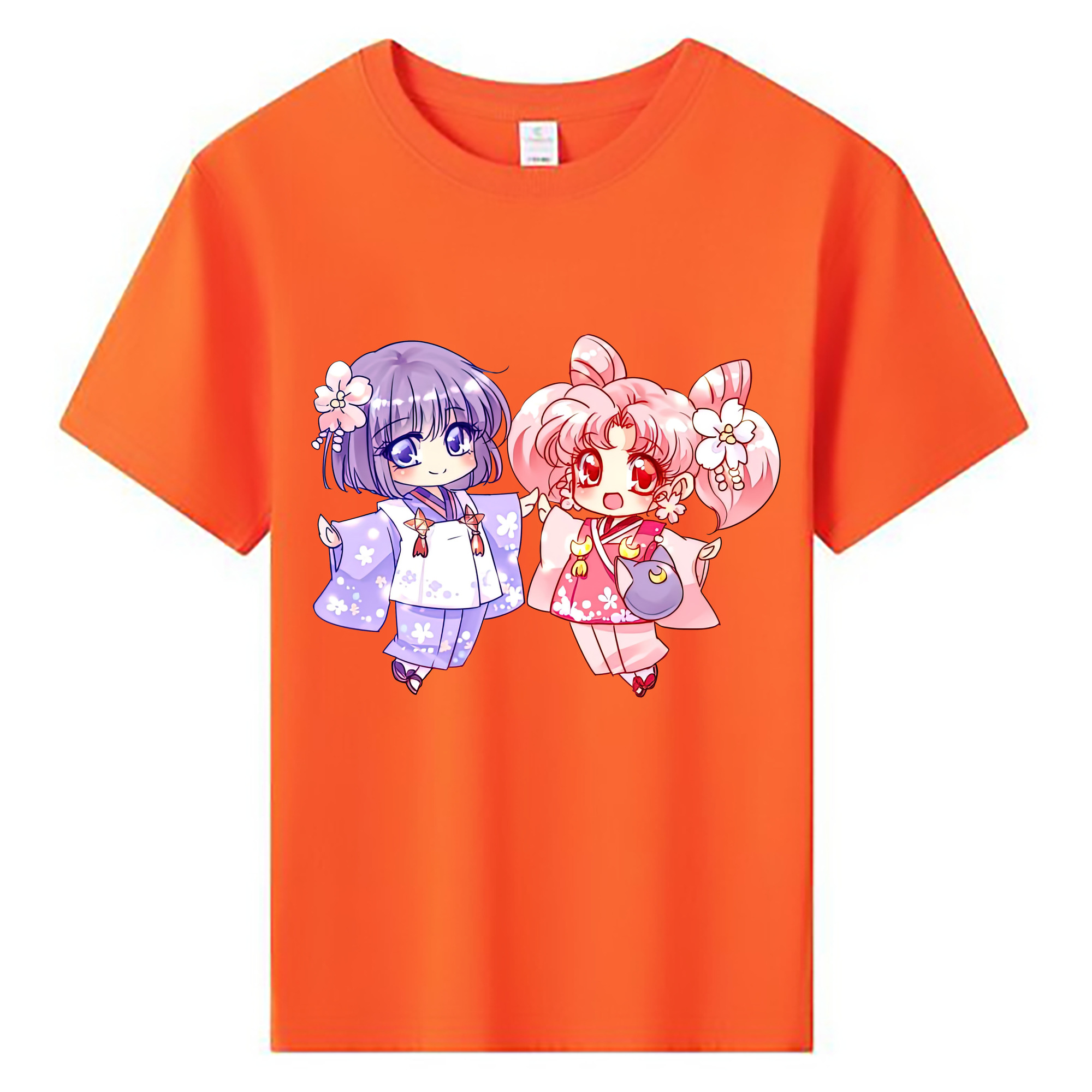 （画像用） 美少女戦士セーラームーン ちびうさ Sailor Moon Chibiusa Tsukino Usagi Small Lady Serenity 綿100％キッズTシャツ（フロントプリント）
