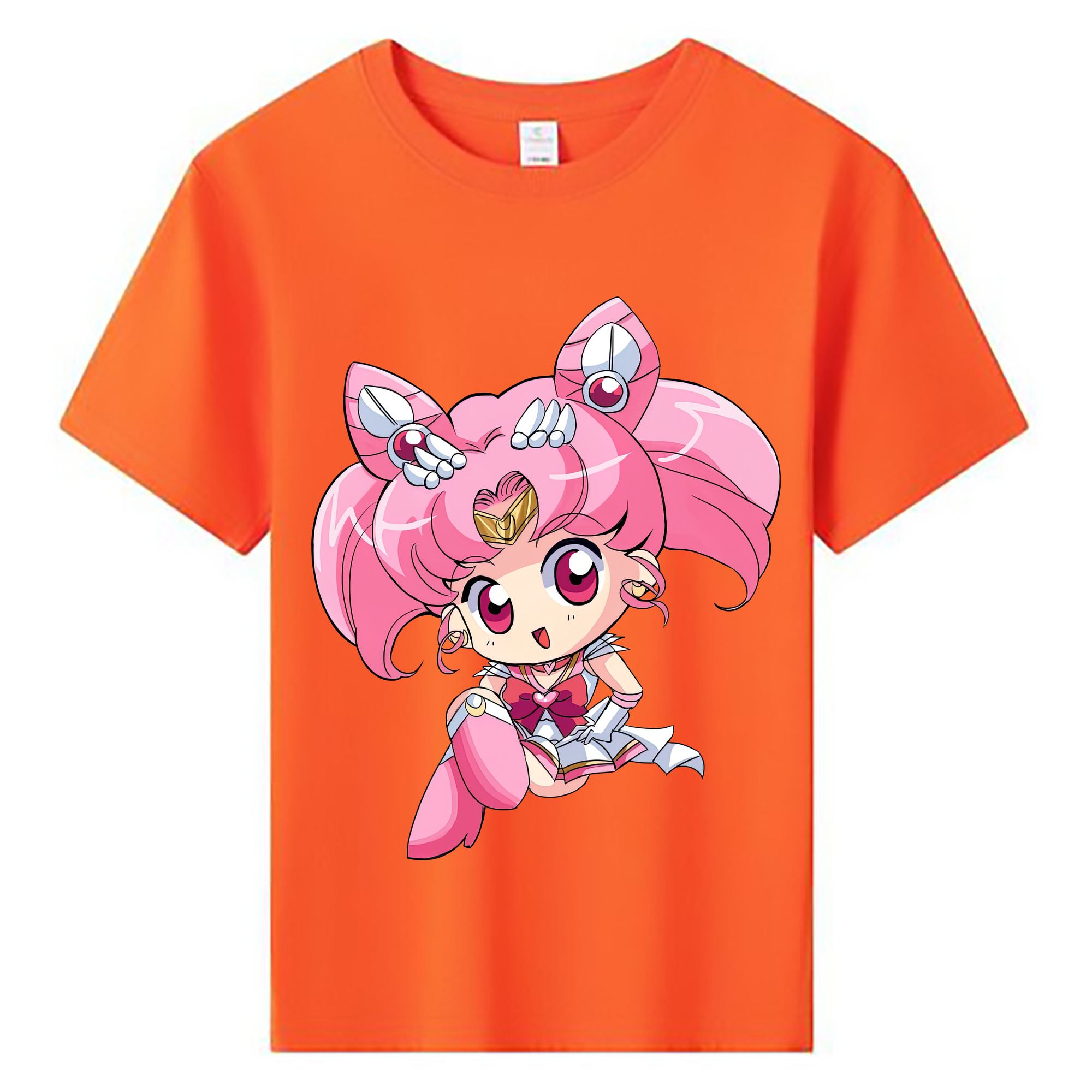 （画像用） 美少女戦士セーラームーン ちびうさ Sailor Moon Chibiusa Tsukino Usagi Small Lady Serenity 綿100％キッズTシャツ（フロントプリント）