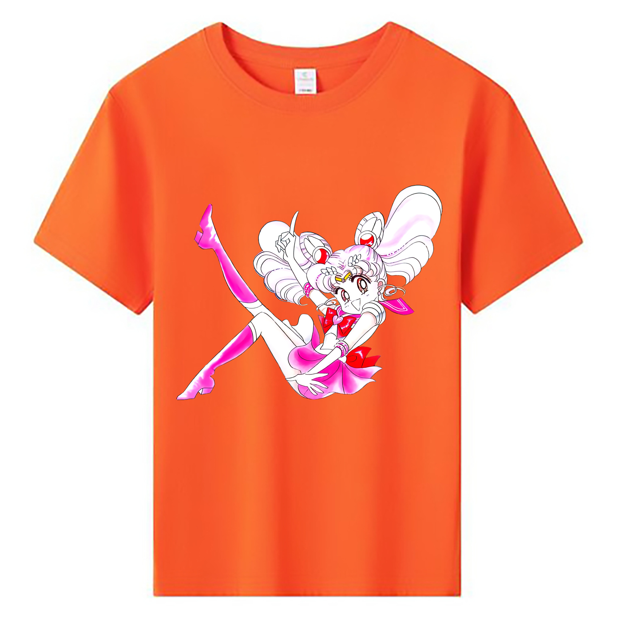 （画像用） 美少女戦士セーラームーン ちびうさ Sailor Moon Chibiusa Tsukino Usagi Small Lady Serenity 綿100％キッズTシャツ（フロントプリント）