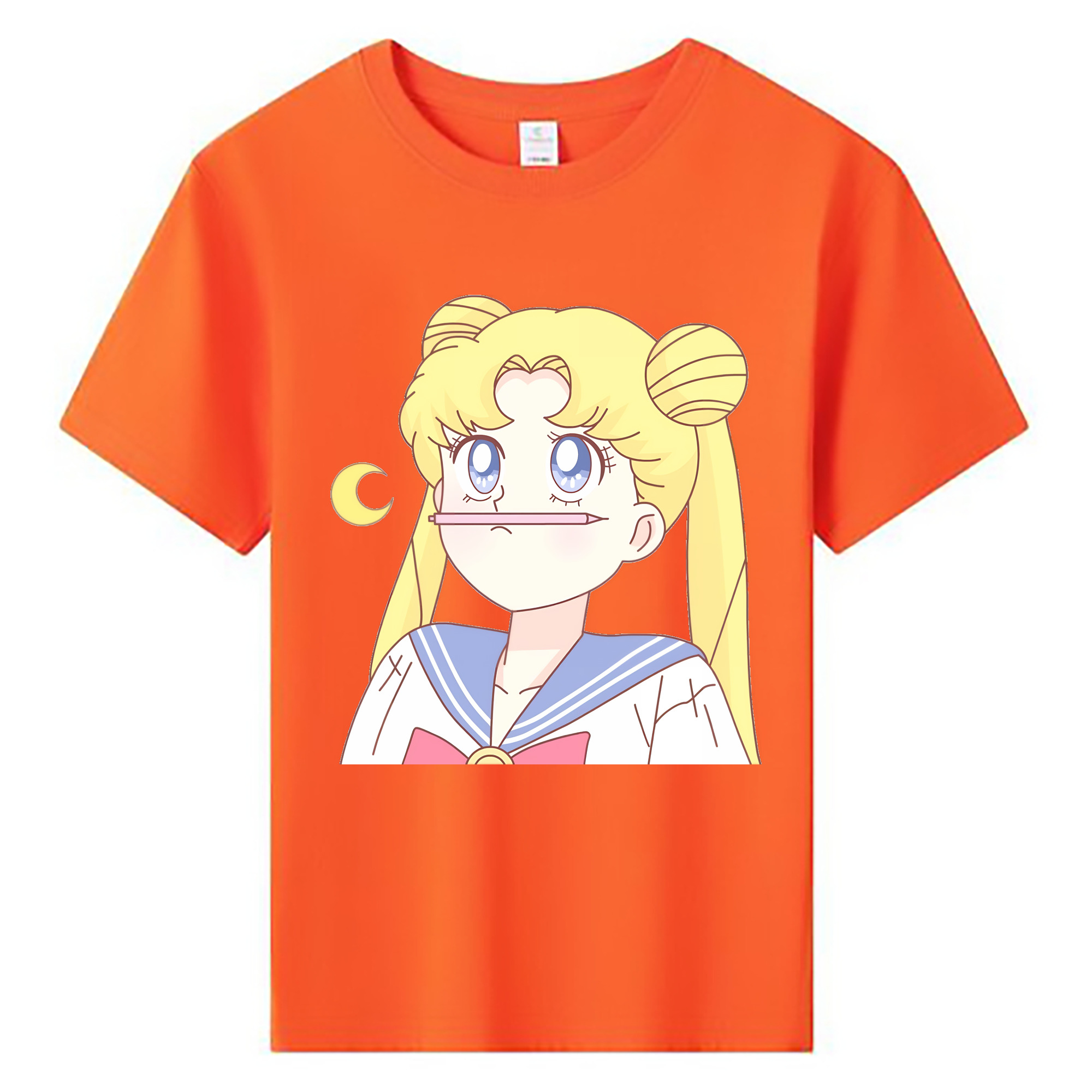（画像用） 美少女戦士セーラームーン 愛野 美奈子 あいの みなこ Sailor Moon Aino Minako 綿100％キッズTシャツ（フロントプリント）