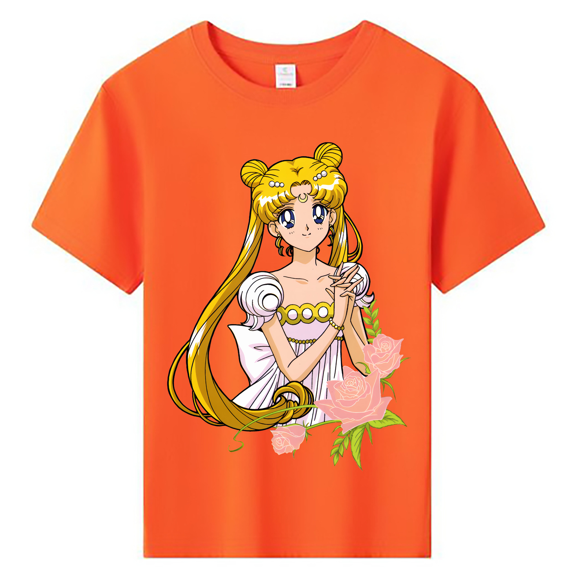（画像用） 美少女戦士セーラームーン 愛野 美奈子 あいの みなこ Sailor Moon Aino Minako 綿100％キッズTシャツ（フロントプリント）