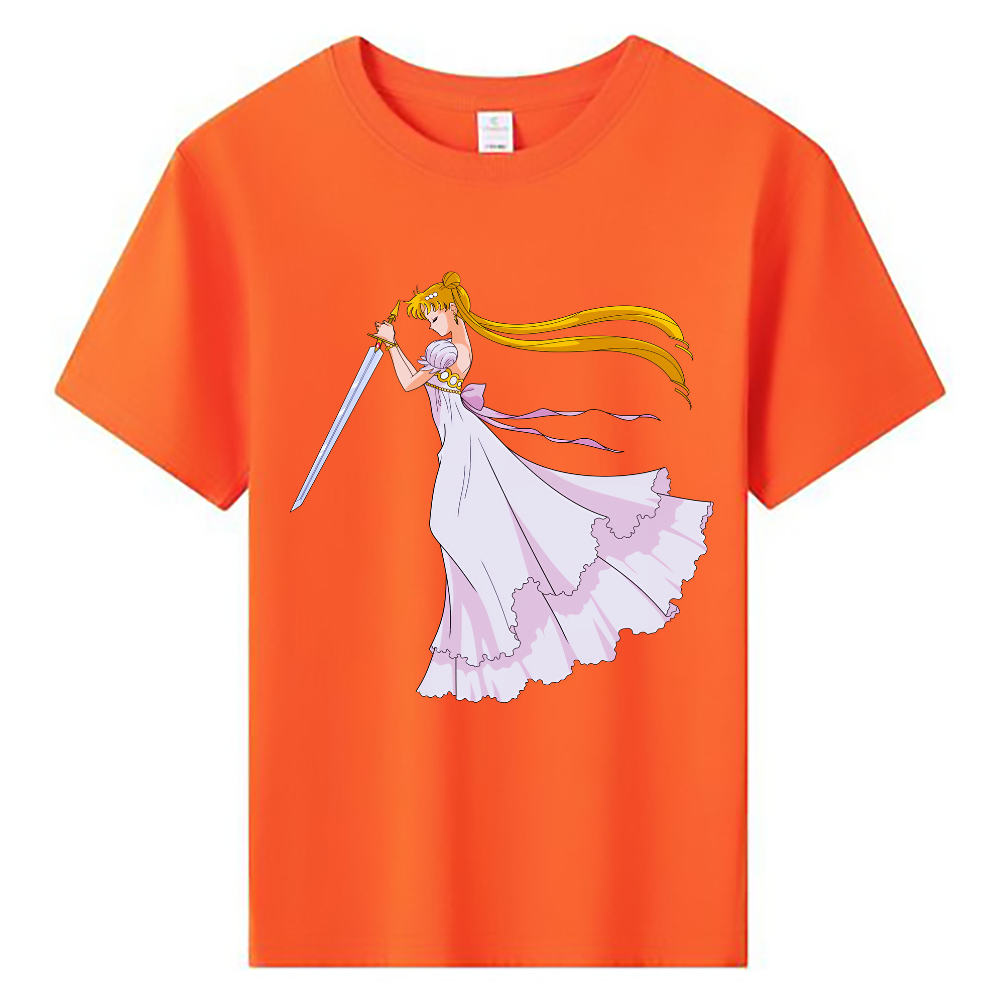 （画像用） 美少女戦士セーラームーン 愛野 美奈子 あいの みなこ Sailor Moon Aino Minako 綿100％キッズTシャツ（フロントプリント）
