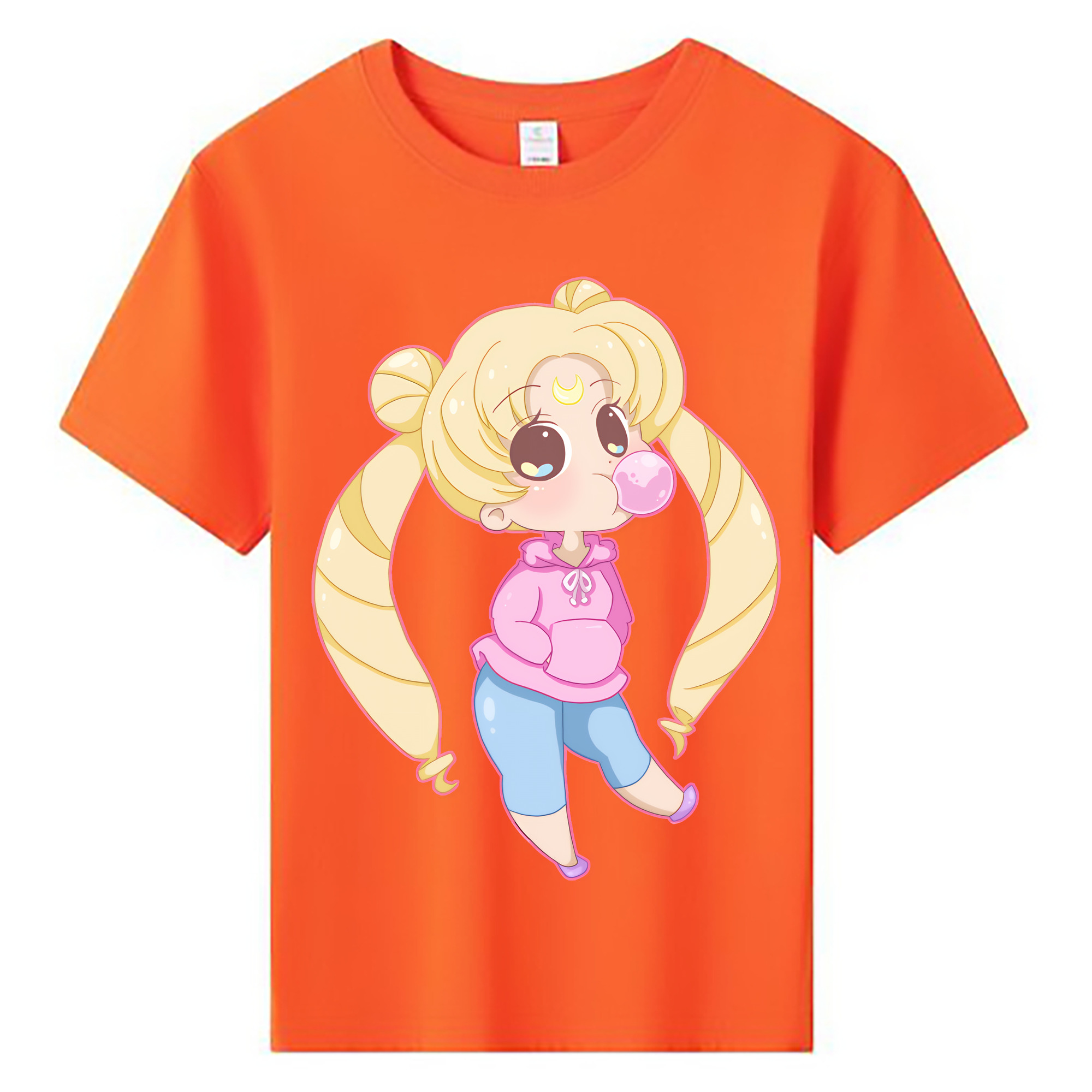 （画像用） 美少女戦士セーラームーン 愛野 美奈子 あいの みなこ Sailor Moon Aino Minako 綿100％キッズTシャツ（フロントプリント）